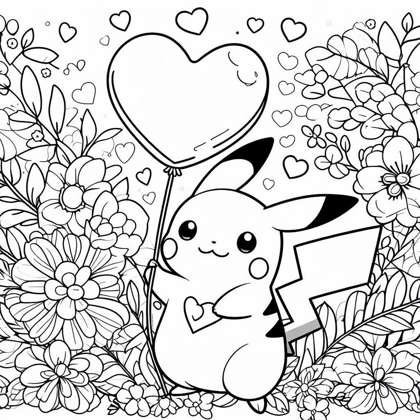 complex pokemon coloring pages for adults