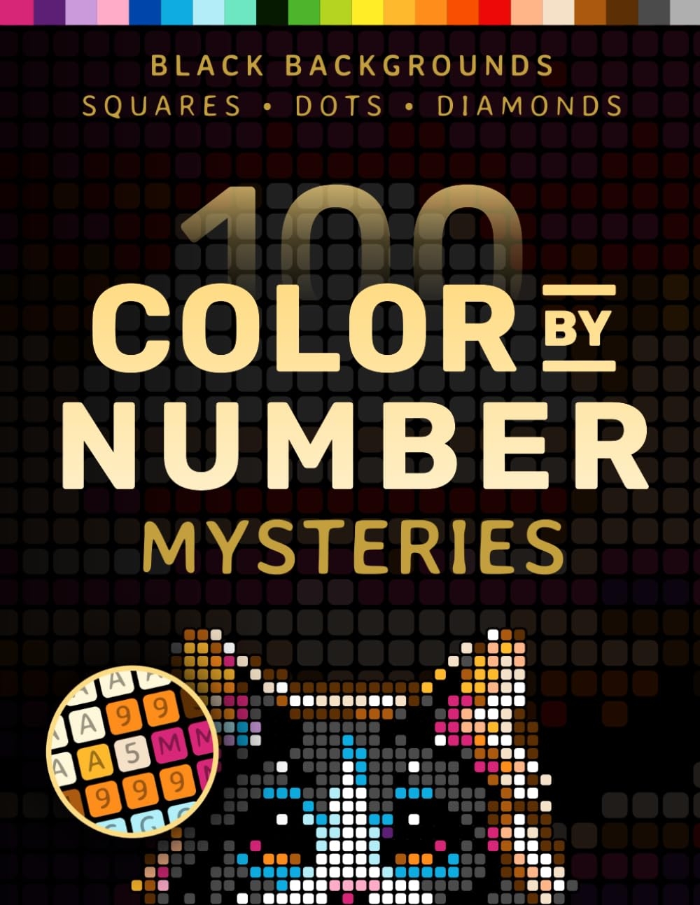 color by number book for adults