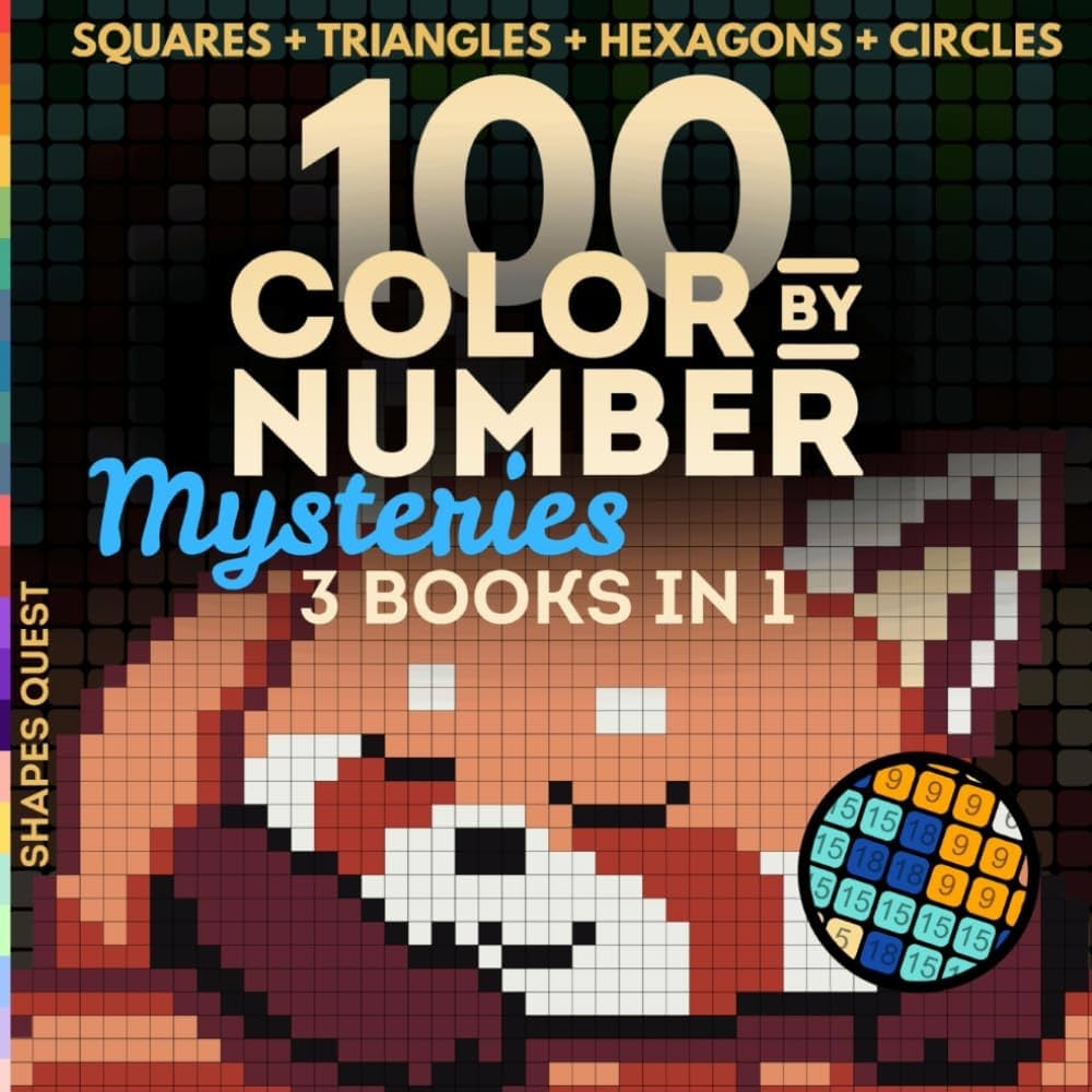 100 quest color by number