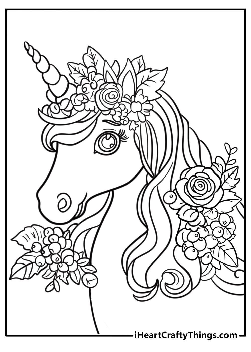 unicorn images to color