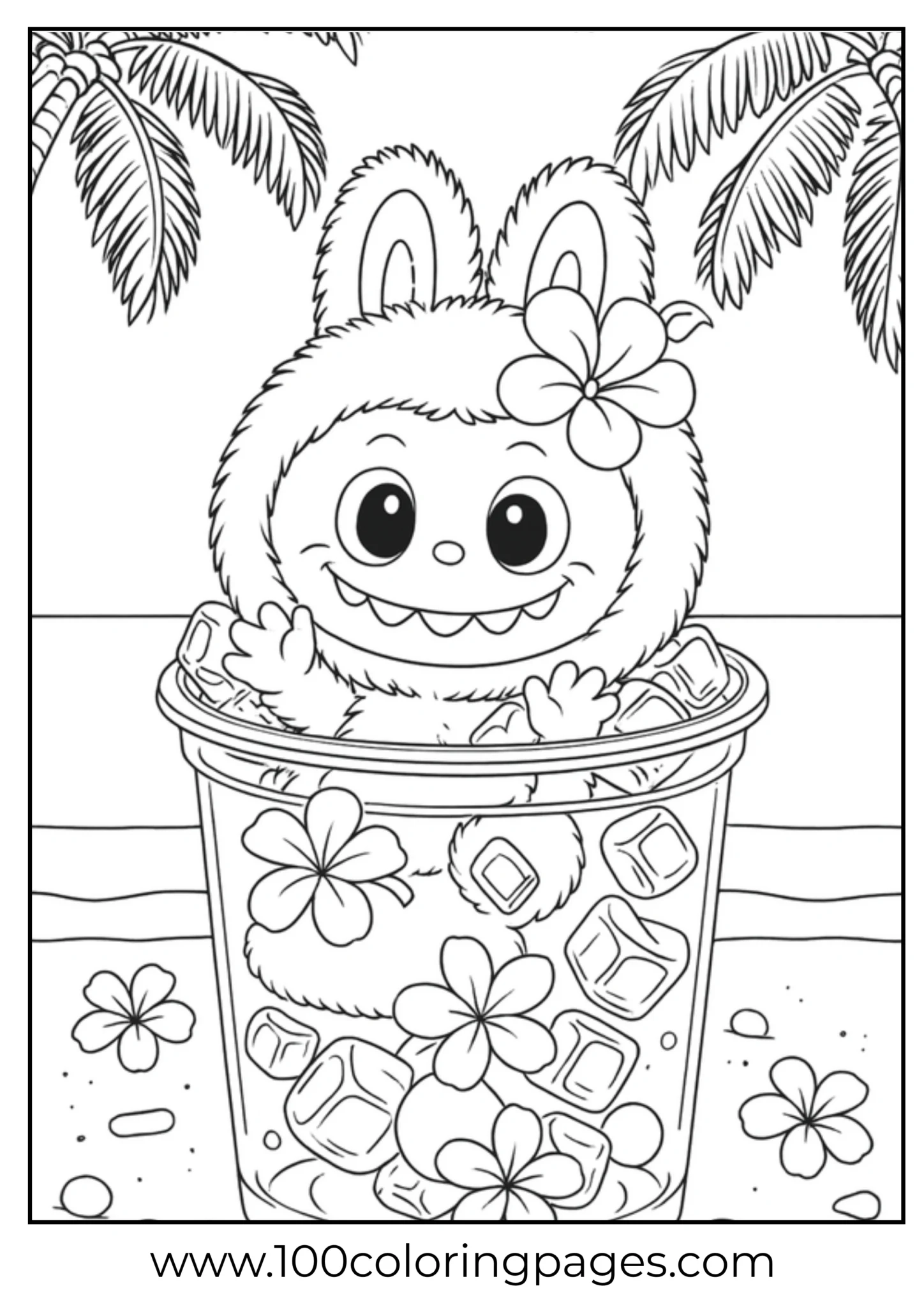 100 Labubu Coloring Pages Free Printable PDF For Kids 