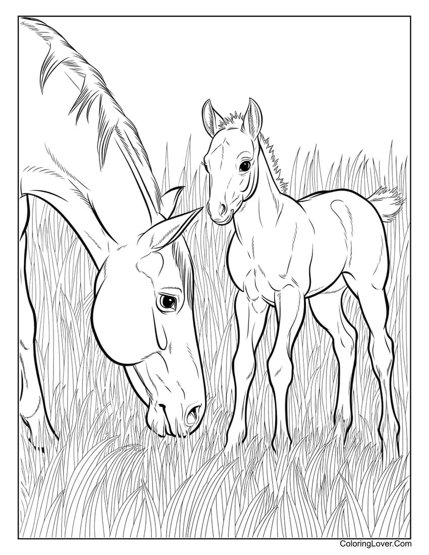 103 Horse Coloring Pages Free Printables For All Ages 