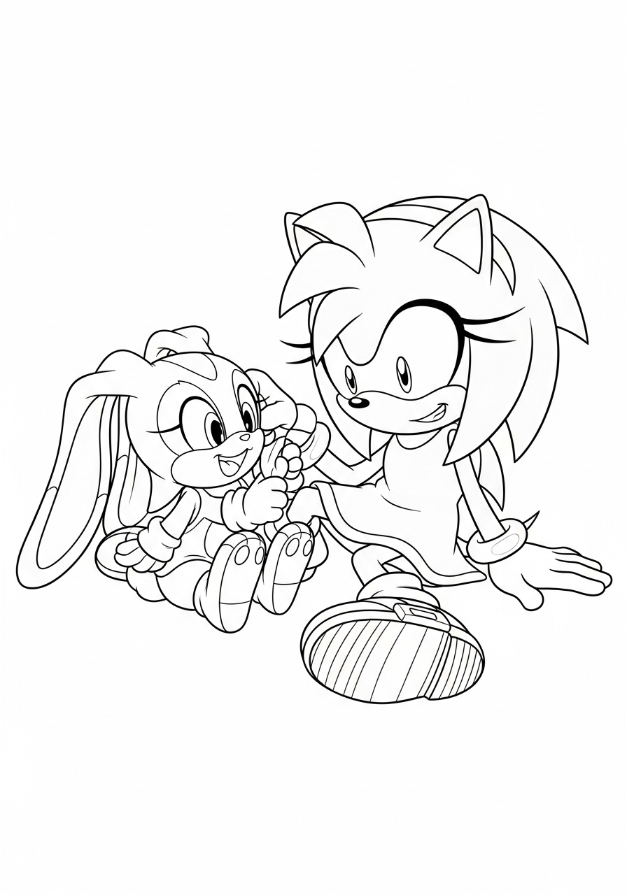 13 Amy Rose Coloring Pages Free Printable Drawing For Kids