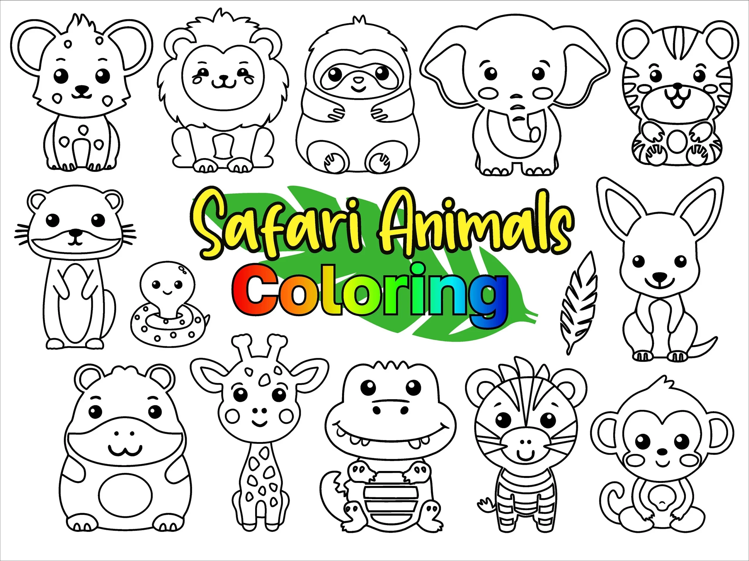13 Safari Animals Coloring Pages For Kids Kids Party Games Safari Animals Monkey Lion Elephant Commercial Use Instant Download Etsy 13 Safari Animals Coloring Pages For Kids Kids Party Games Safari Animals Monkey Lion Elephant Commercial Use Instant Download Etsy