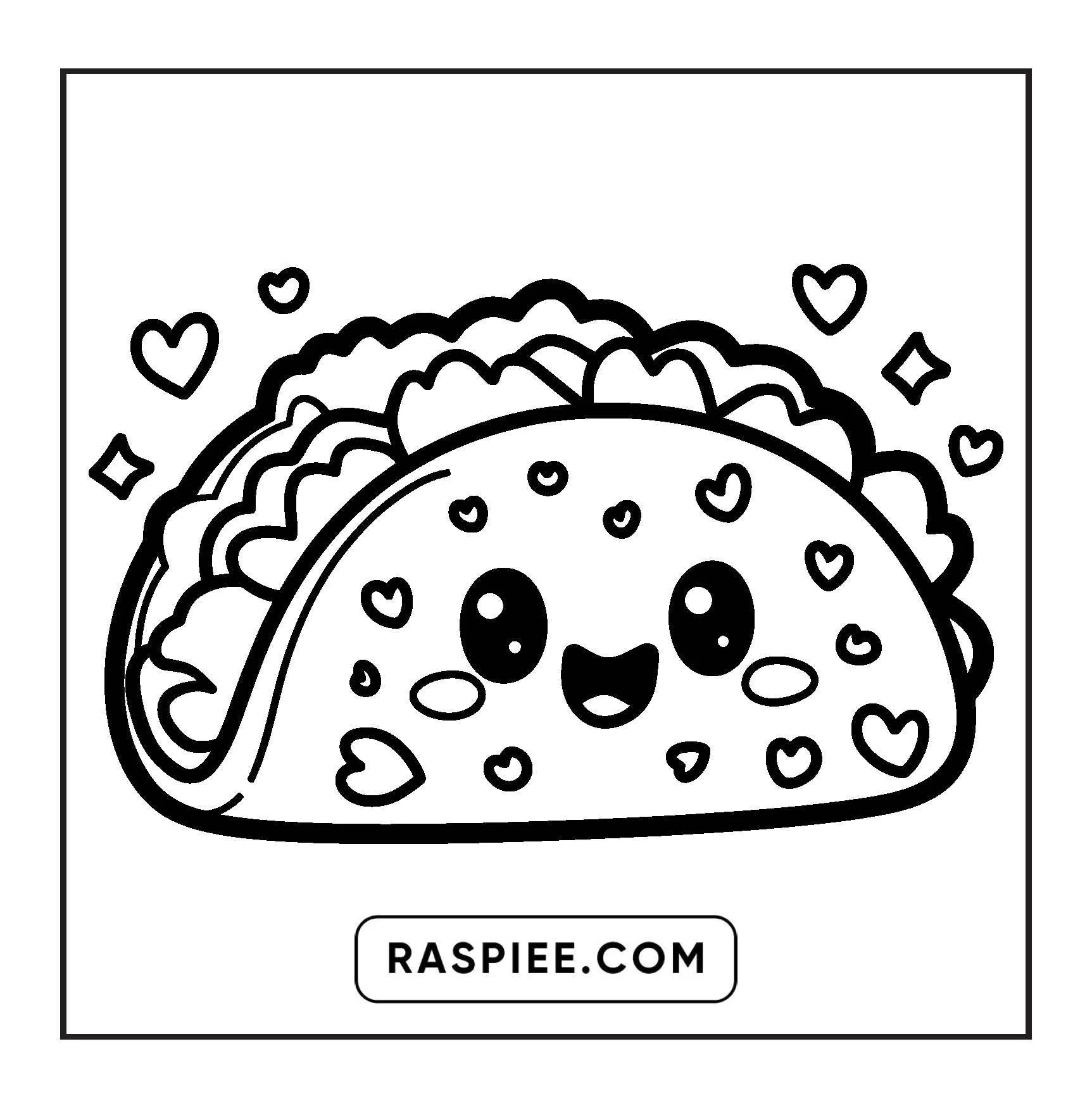 189 Bold And Easy Kawaii Food Coloring Pages For Kids Adults RASPIEE