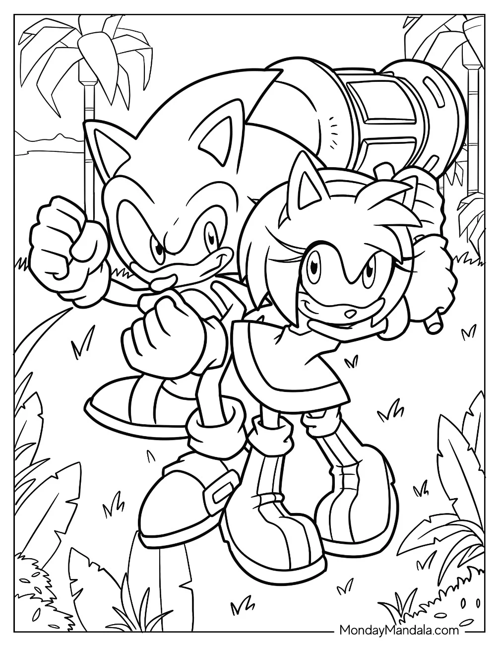 20 Amy Rose Coloring Pages Free PDF Printables 20 Amy Rose Coloring Pages Free PDF Printables
