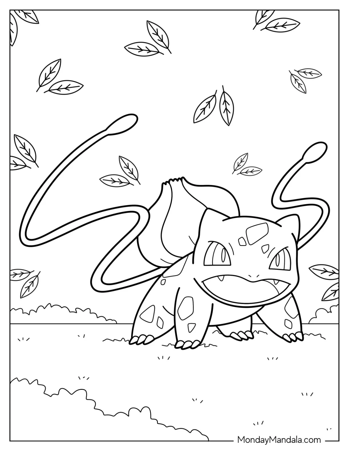 20 Bulbasaur Coloring Pages Free PDF Printables 