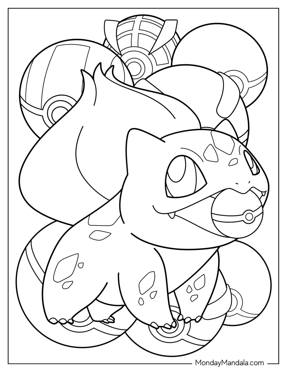 20 Bulbasaur Coloring Pages Free PDF Printables 