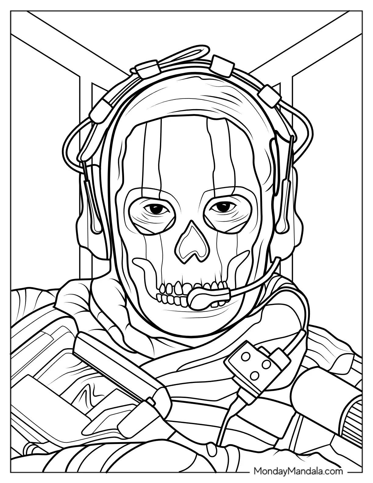 20 Call Of Duty Coloring Pages Free PDF Printables 