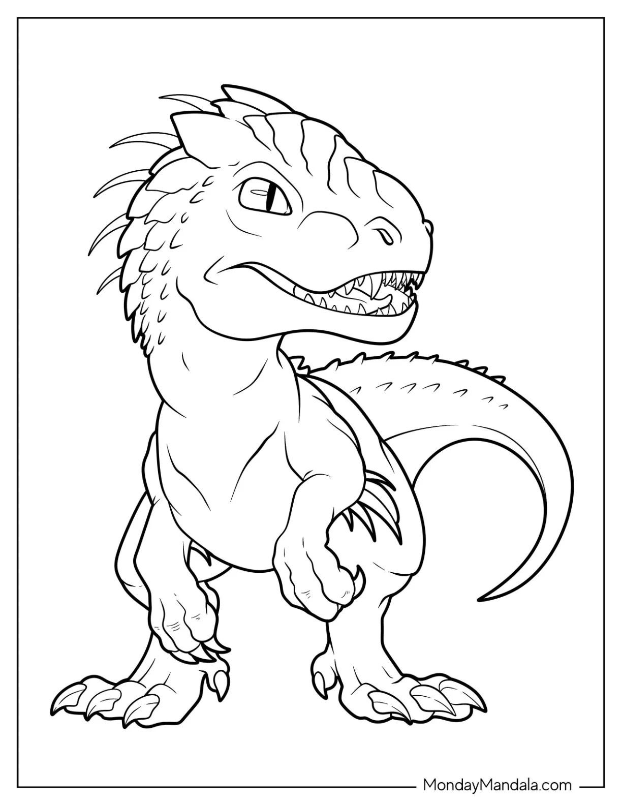 20 Indominus Rex Coloring Pages Free PDF Printables 20 Indominus Rex Coloring Pages Free PDF Printables