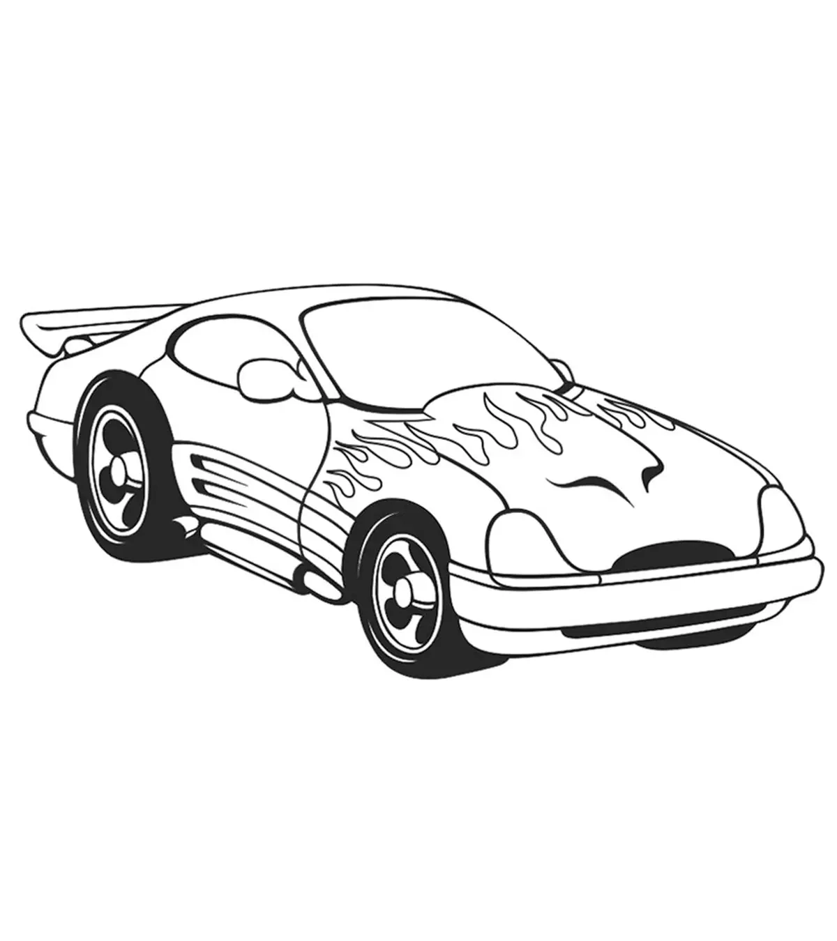 sports car coloring pages