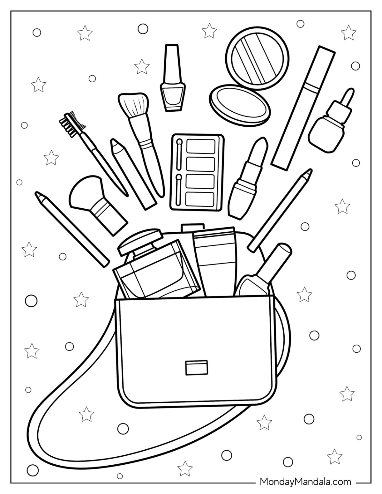 coloring pages for makeup coloring pages for makeup