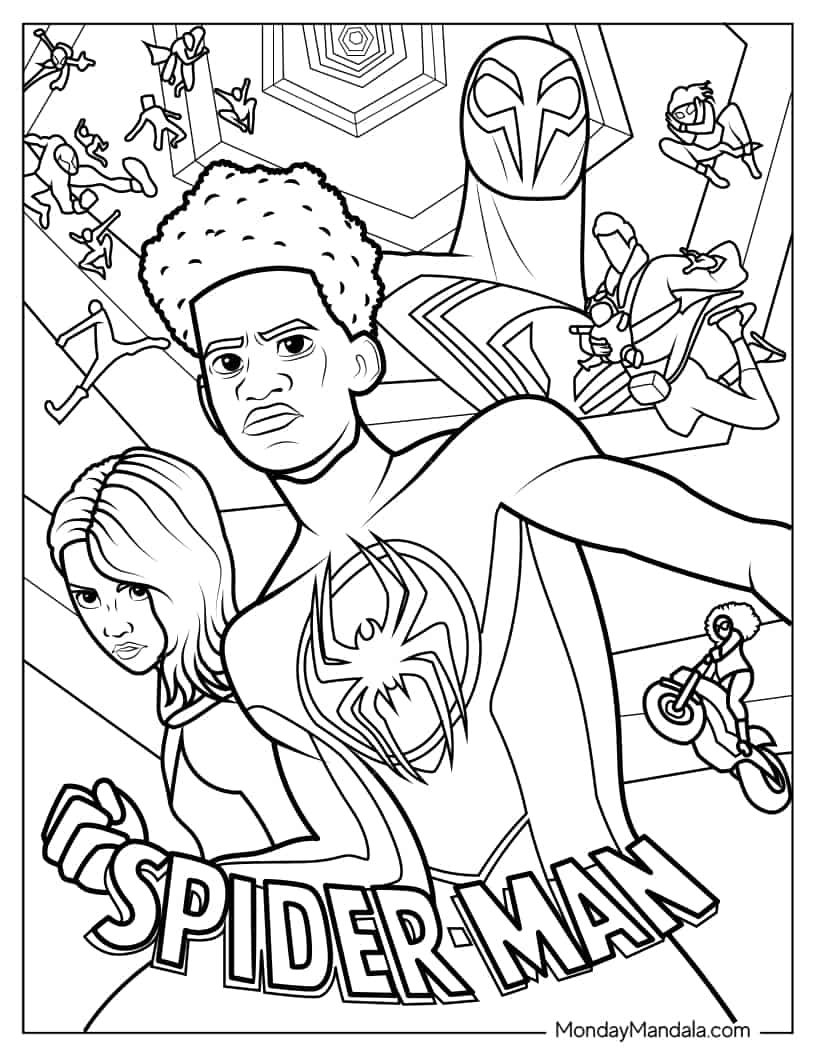 20 Miles Morales Coloring Pages Free PDF Printables 20 Miles Morales Coloring Pages Free PDF Printables