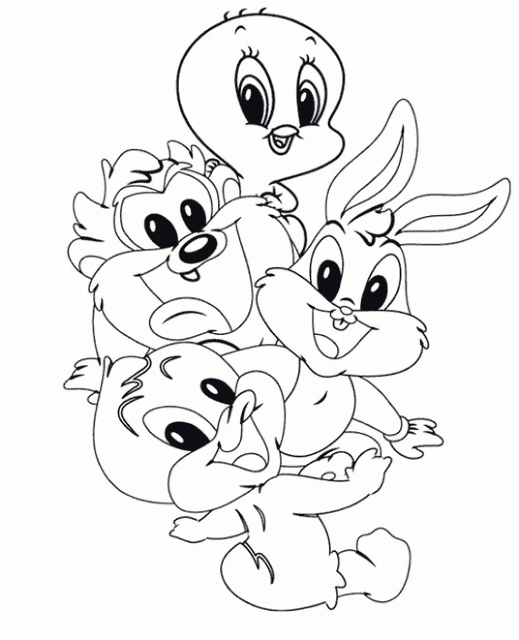 20 Page Looney Tunes Coloring Book Etsy 20 Page Looney Tunes Coloring Book Etsy