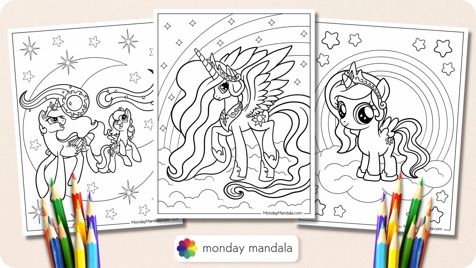 20 Princess Celestia Coloring Pages Free PDF Printables 
