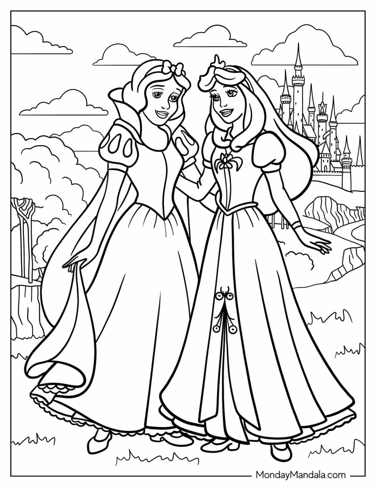 20 Sleeping Beauty Coloring Pages Free PDF Printables