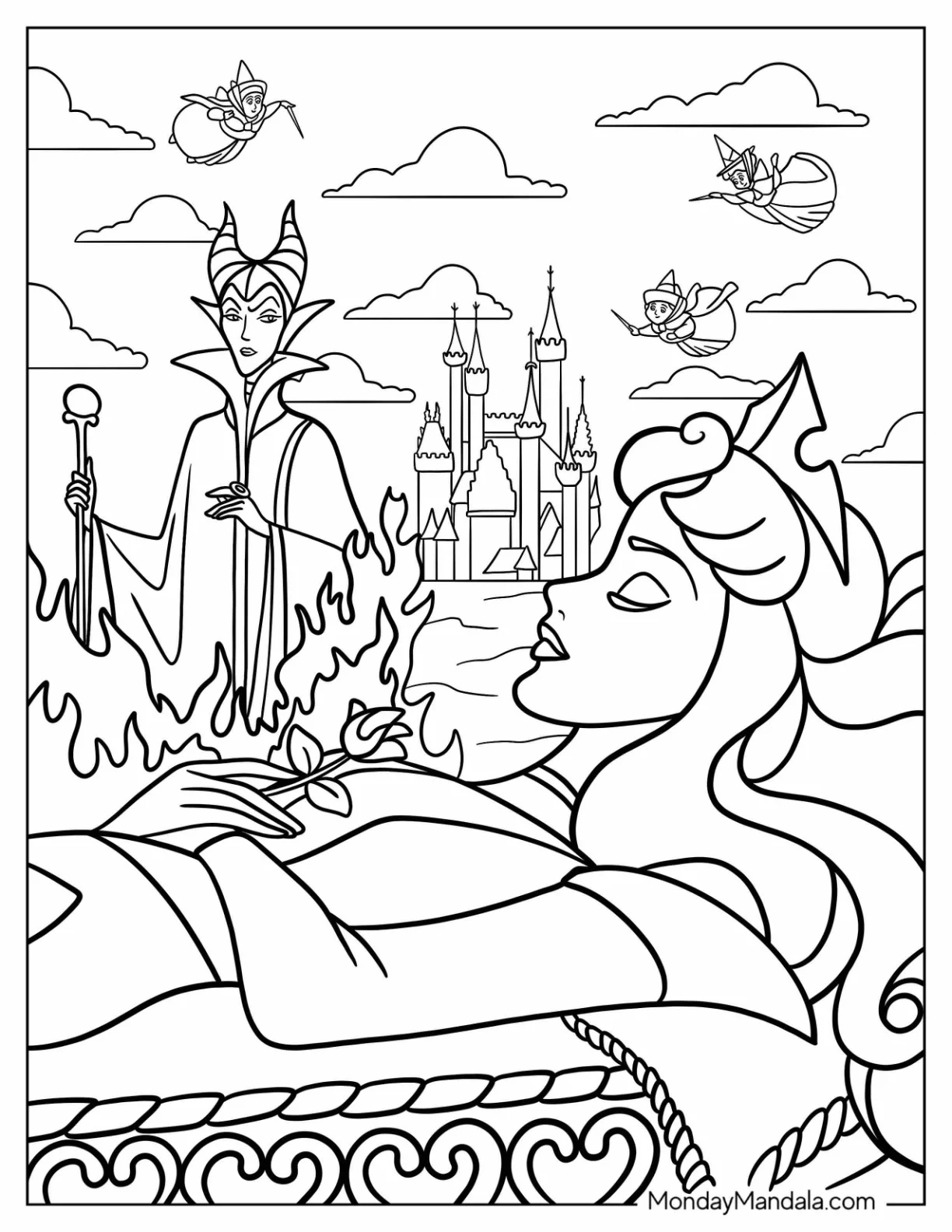 20 Sleeping Beauty Coloring Pages Free PDF Printables 20 Sleeping Beauty Coloring Pages Free PDF Printables