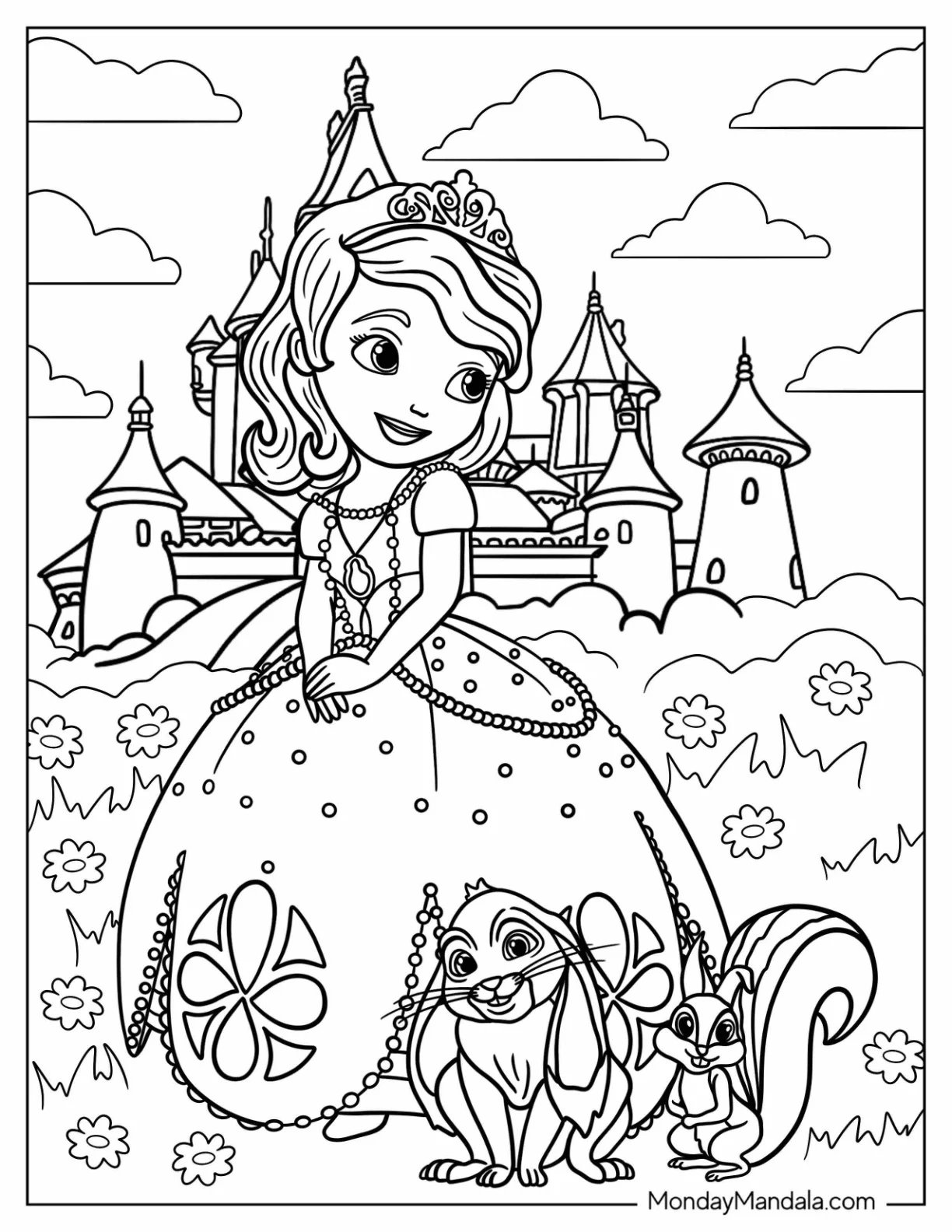 20 Sofia The First Coloring Pages Free PDF Printables 