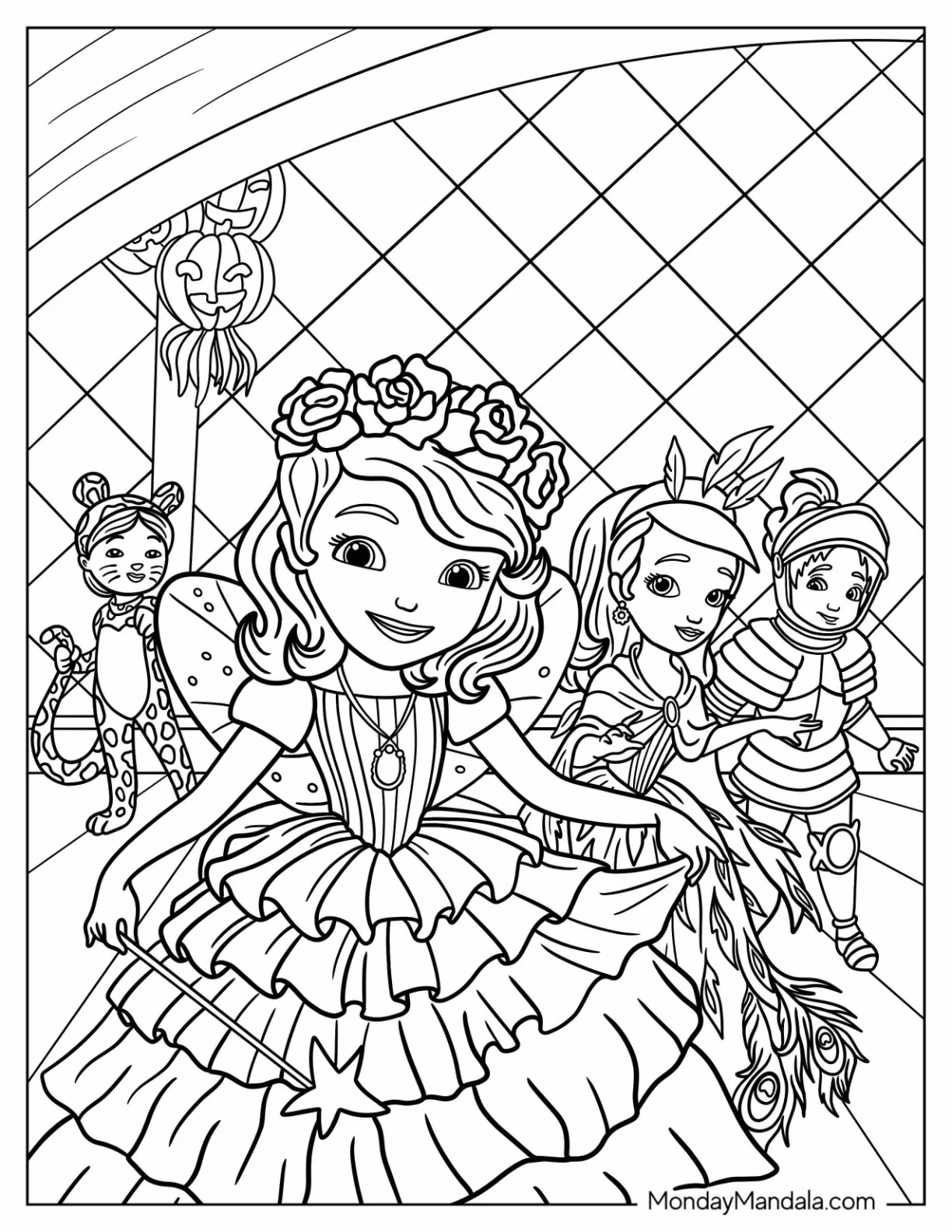 princess sofia printable coloring pages