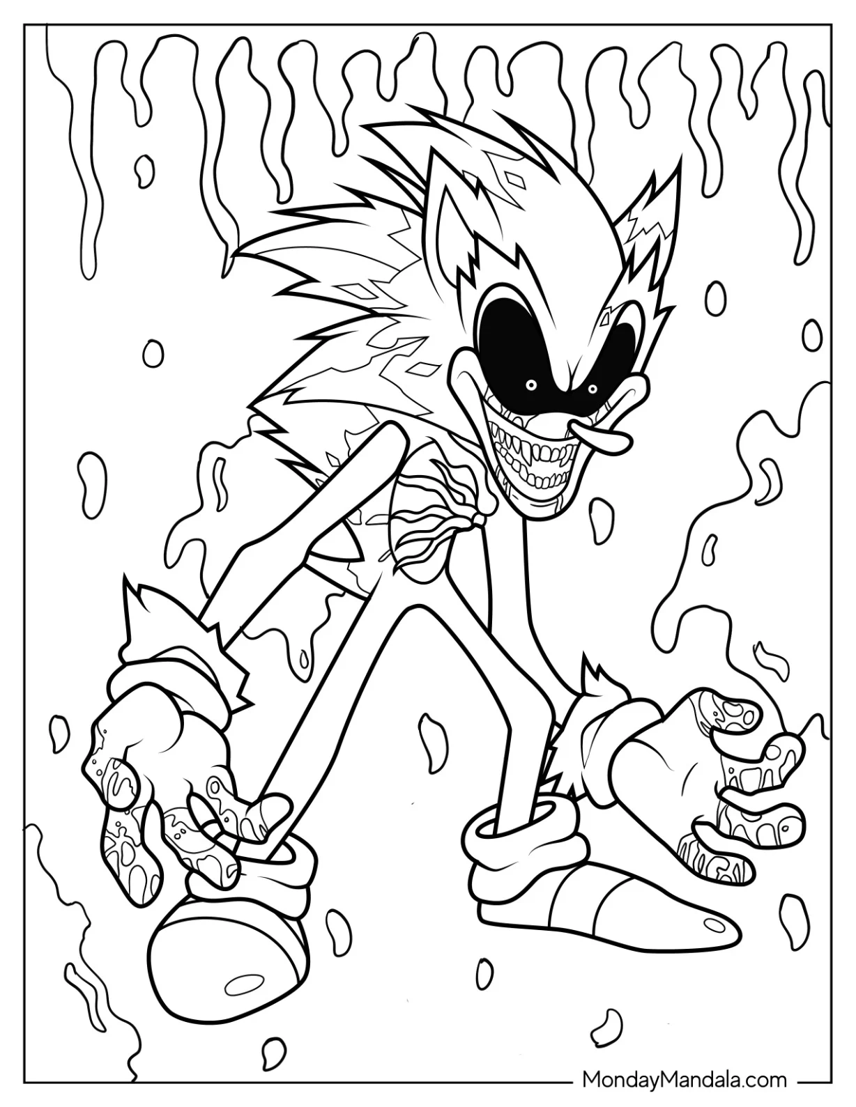 20 Sonic Exe Coloring Pages Free PDF Printables 20 Sonic Exe Coloring Pages Free PDF Printables