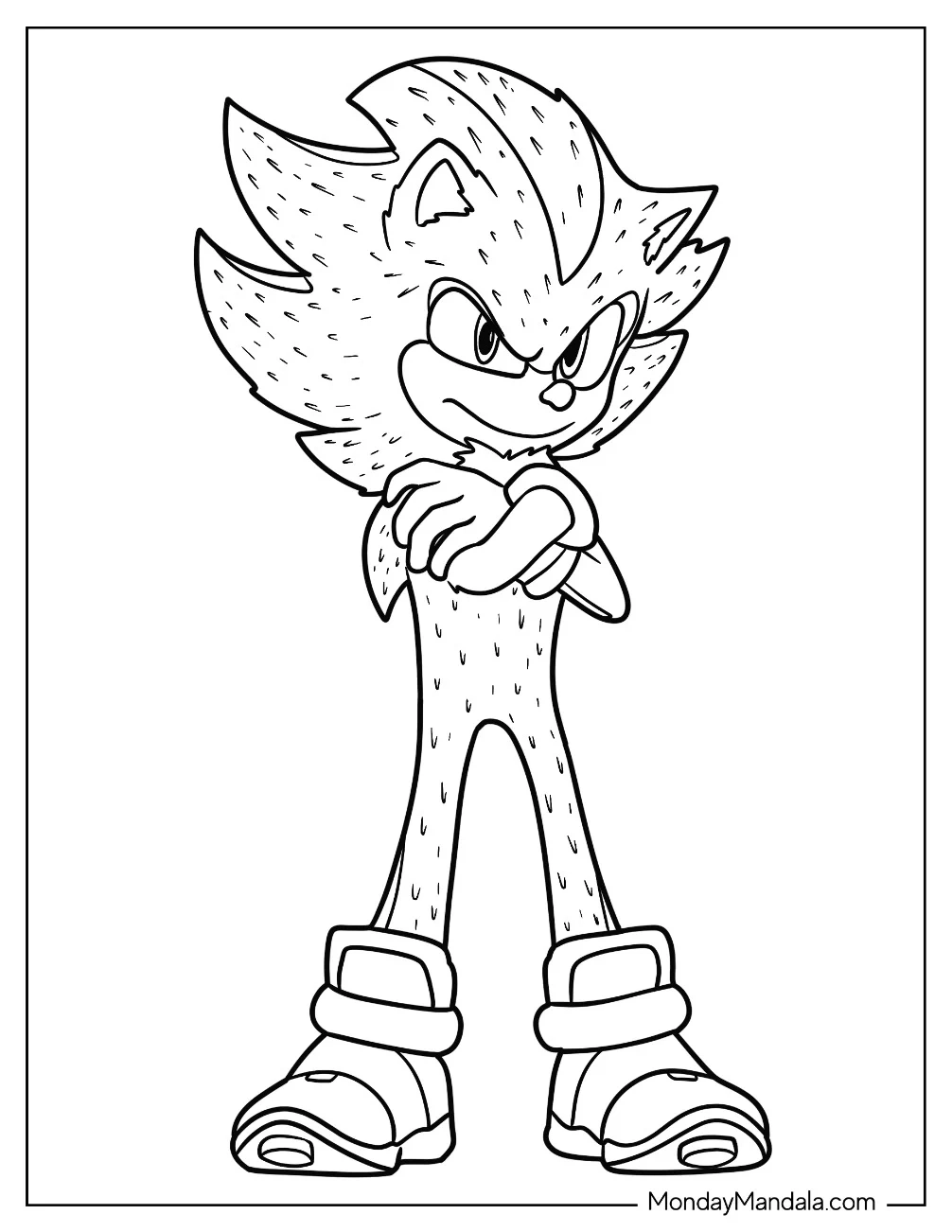 20 Super Sonic Coloring Pages Free PDF Printables 20 Super Sonic Coloring Pages Free PDF Printables