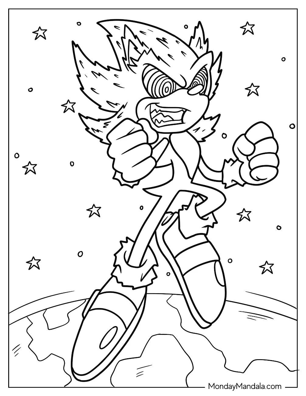 super sonic the hedgehog coloring pages super sonic the hedgehog coloring pages