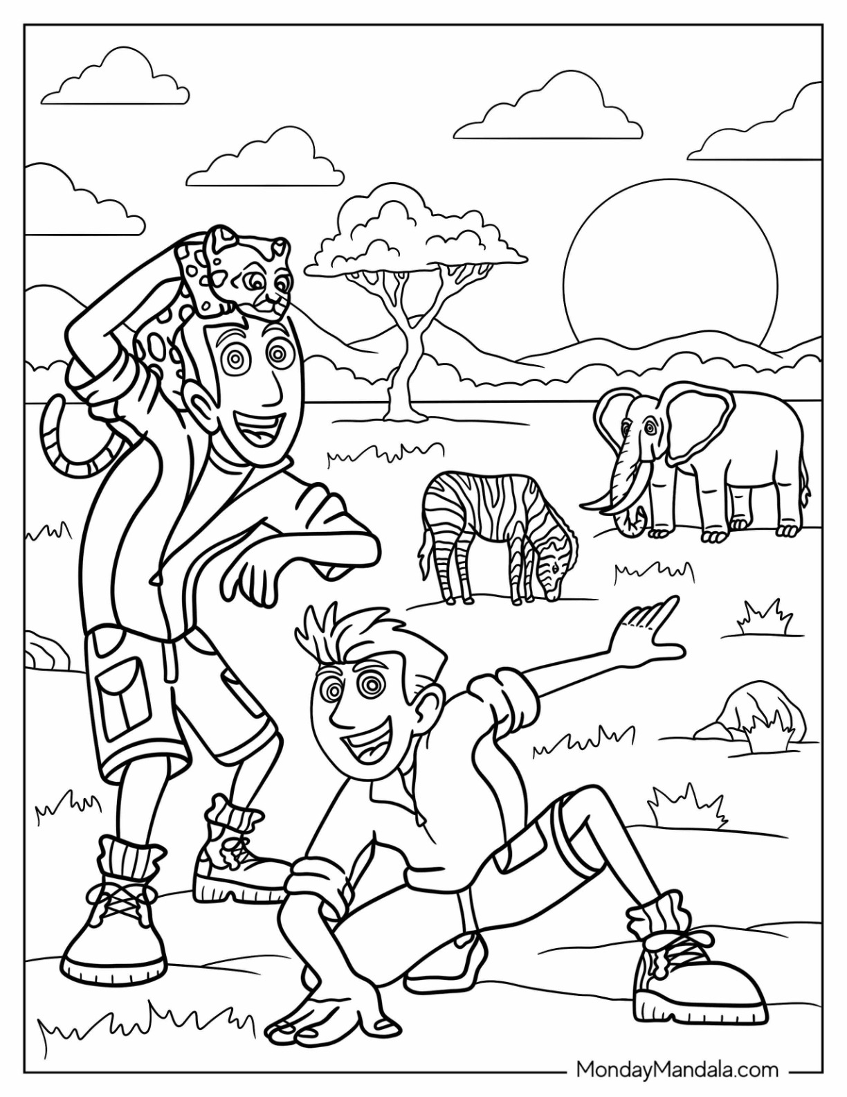 20 Wild Kratts Coloring Pages Free PDF Printables 