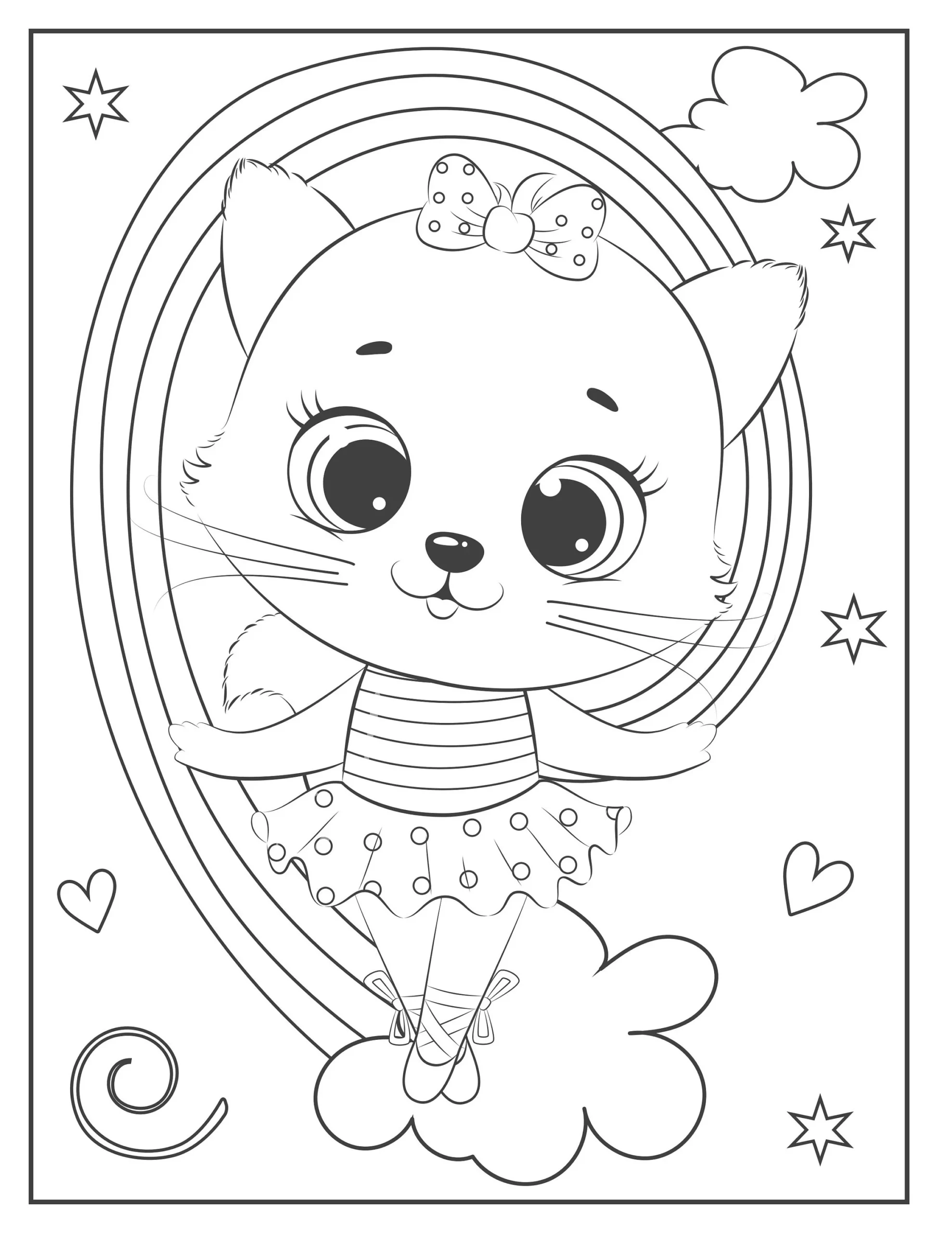 21 Printable Kitten Coloring Pages For Children Etsy Hong Kong 21 Printable Kitten Coloring Pages For Children Etsy Hong Kong