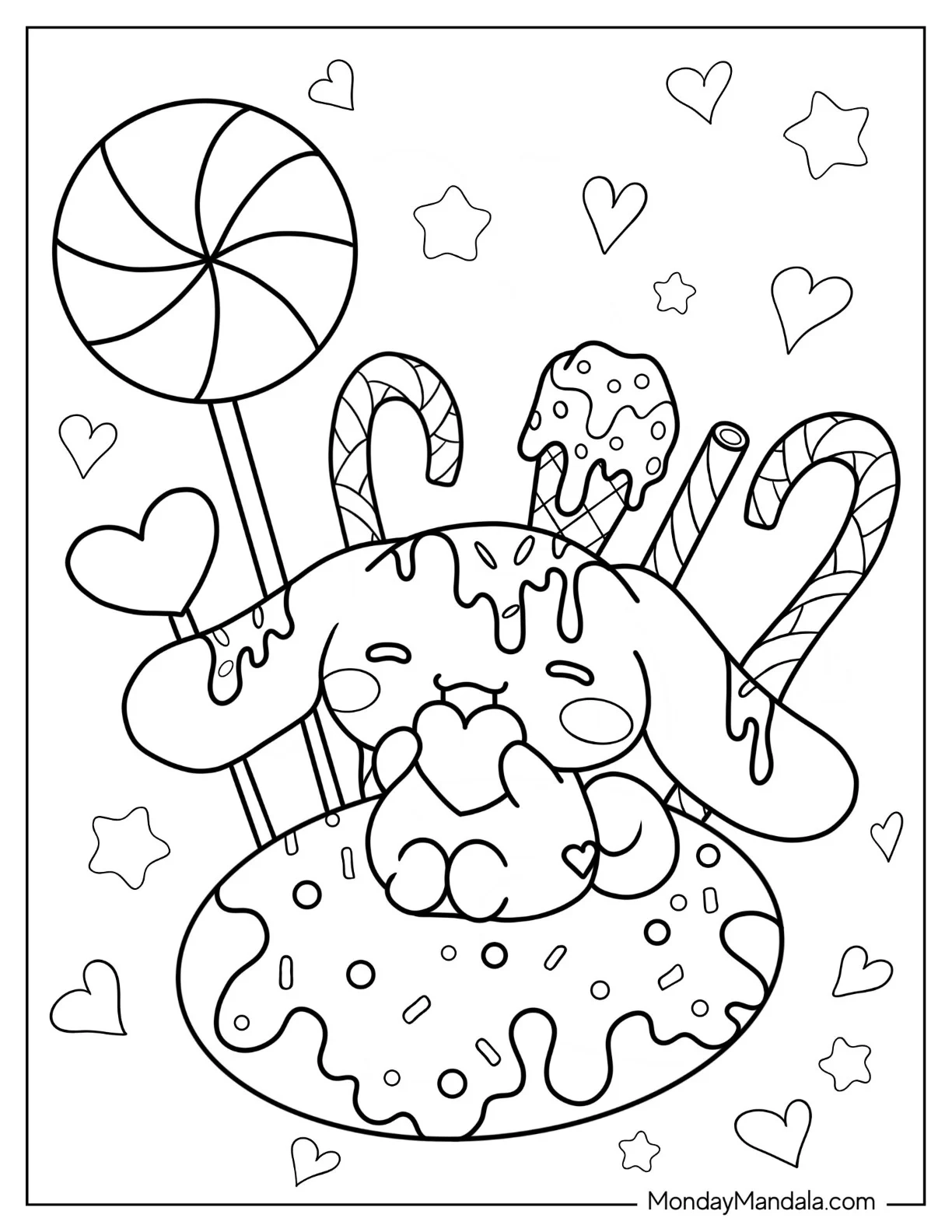 22 Cinnamoroll Coloring Pages Free PDF Printables 