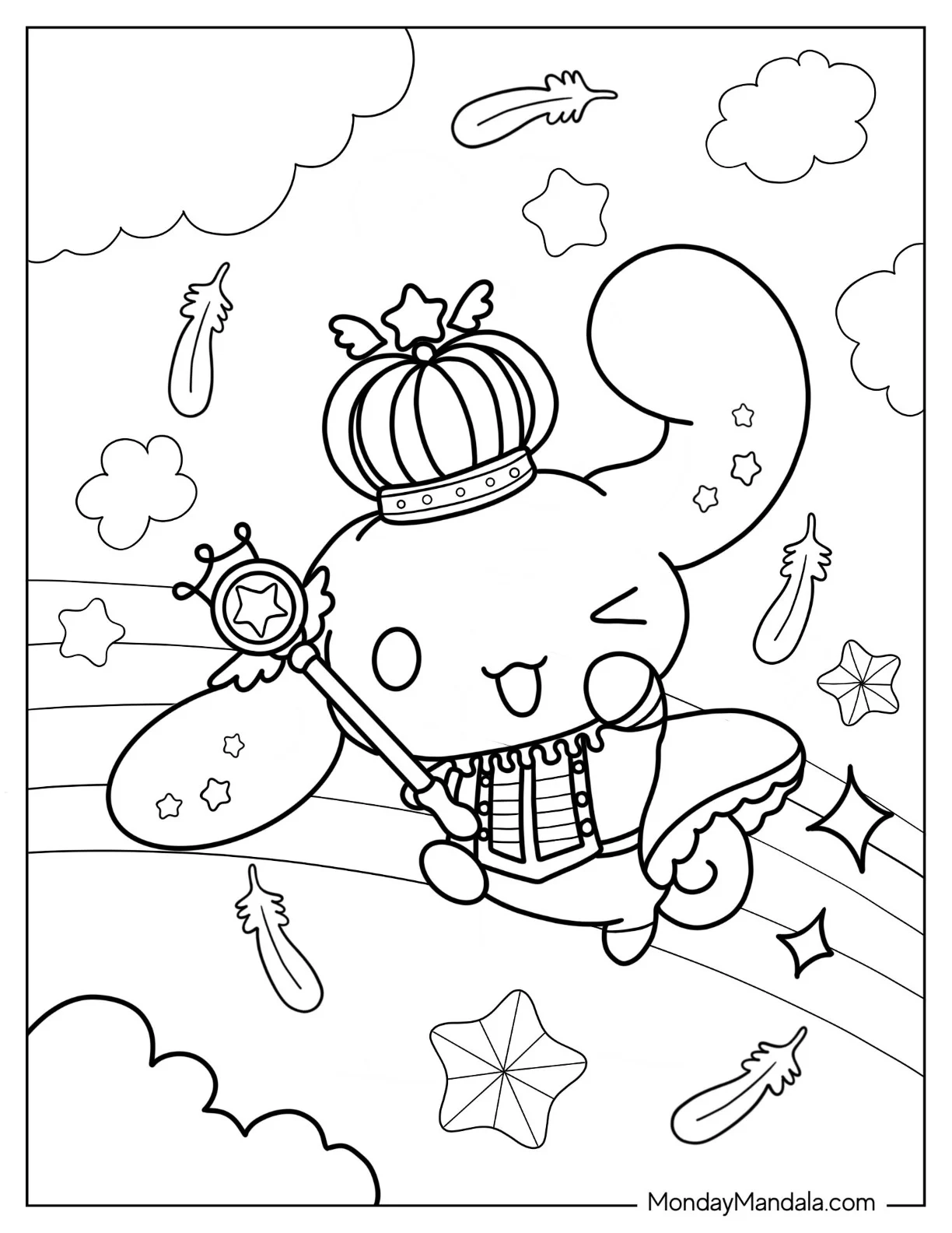 22 Cinnamoroll Coloring Pages Free PDF Printables 