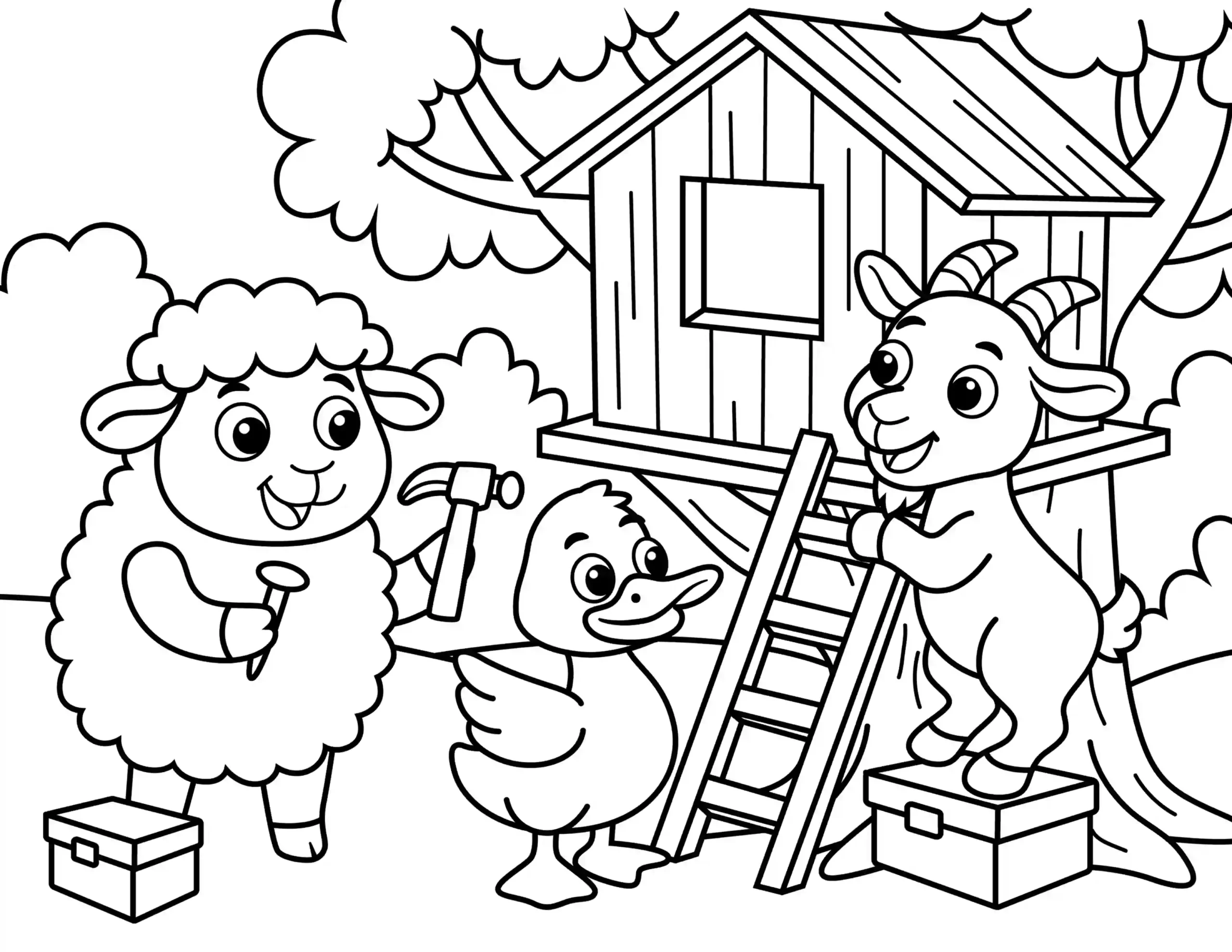 22 Farm Animal Coloring Pages Free Printable PDFs 