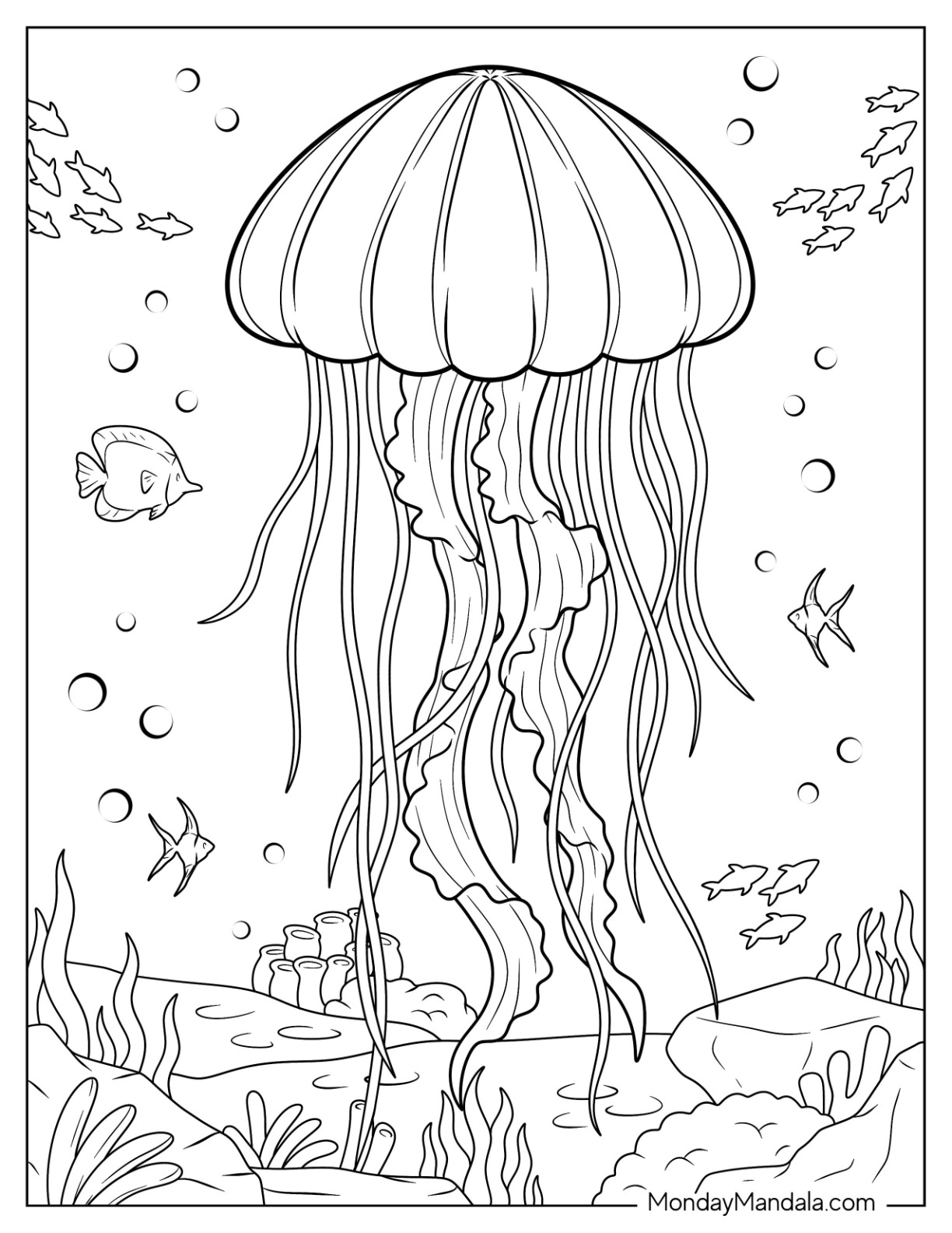 22 Jellyfish Coloring Pages Free PDF Printables 22 Jellyfish Coloring Pages Free PDF Printables