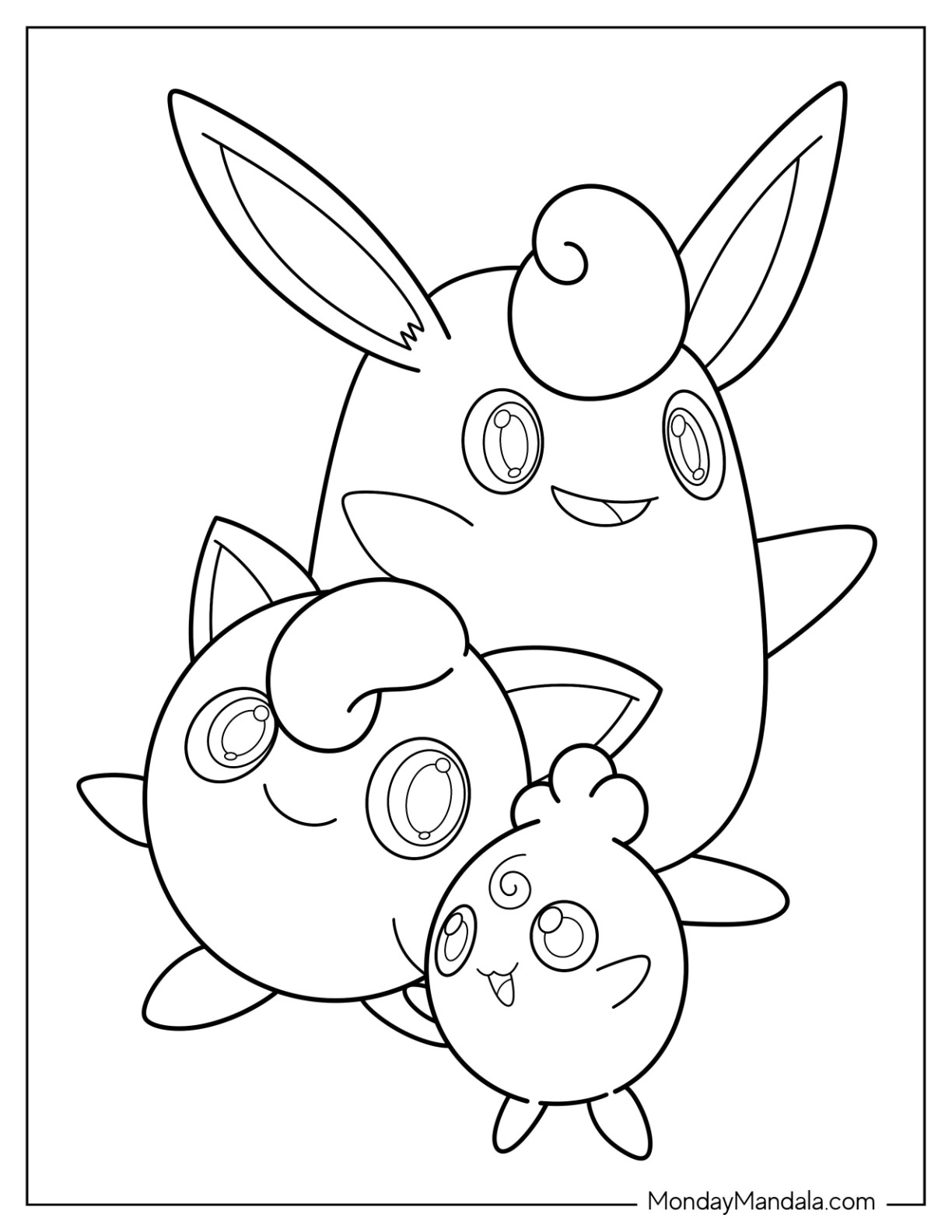 22 Jigglypuff Coloring Pages Free PDF Printables