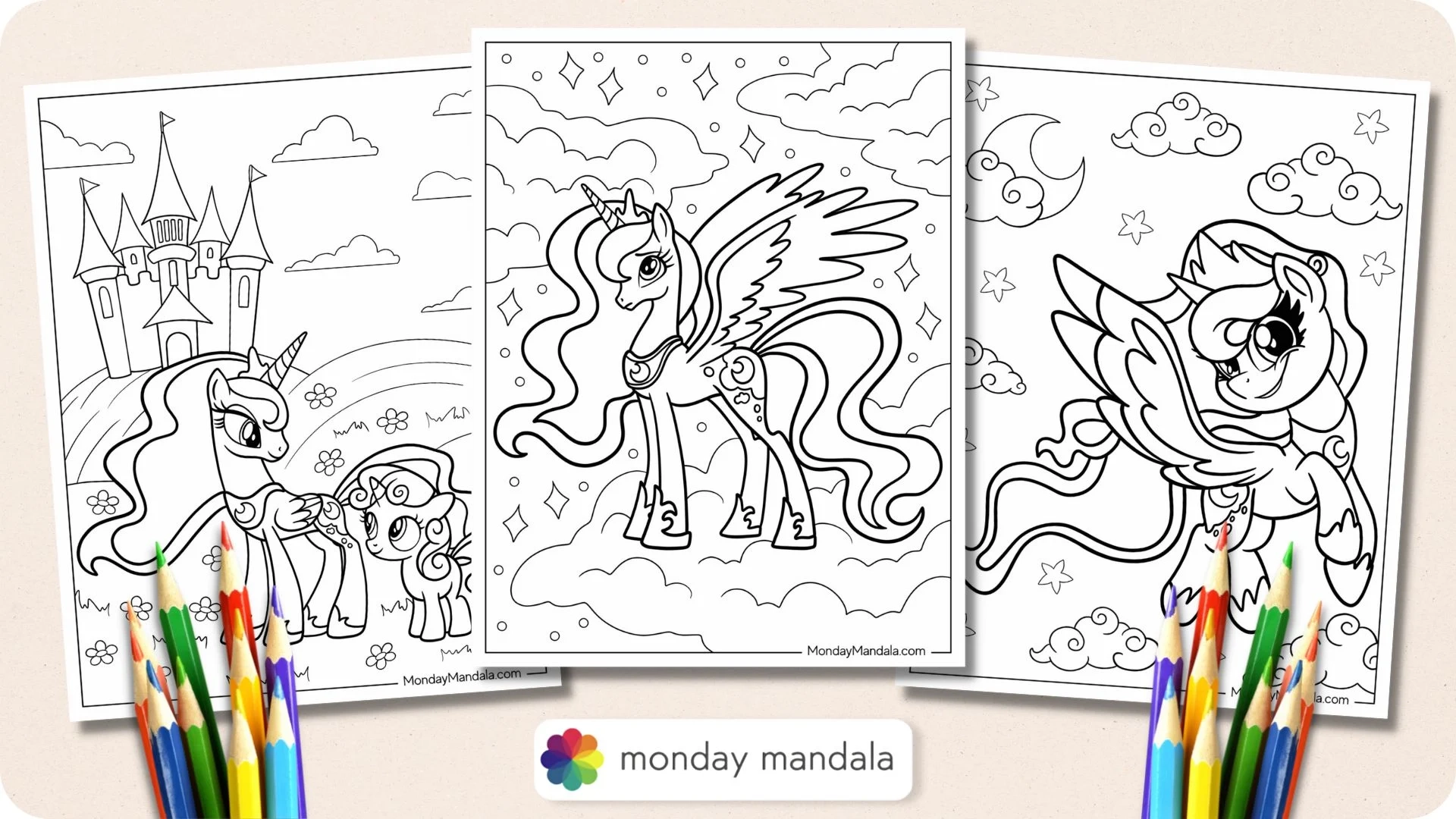 princess luna coloring pages