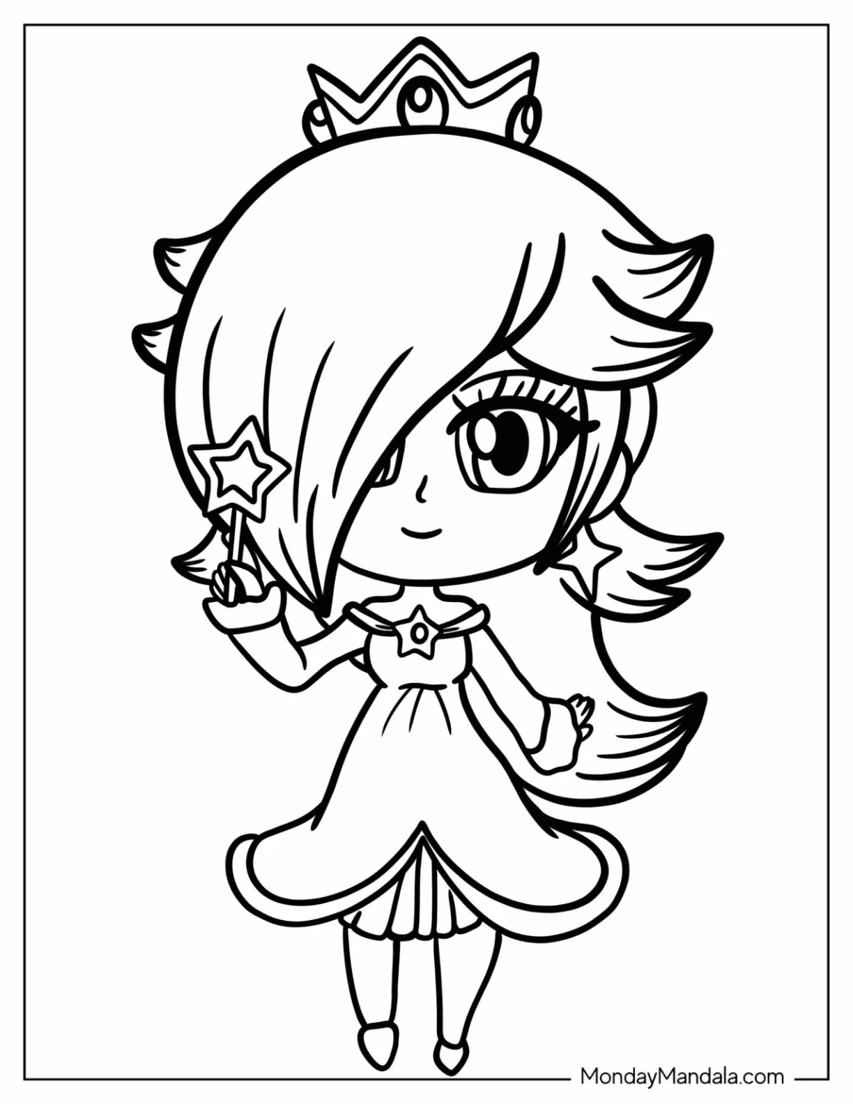 22 Rosalina Coloring Pages Free PDF Printables 