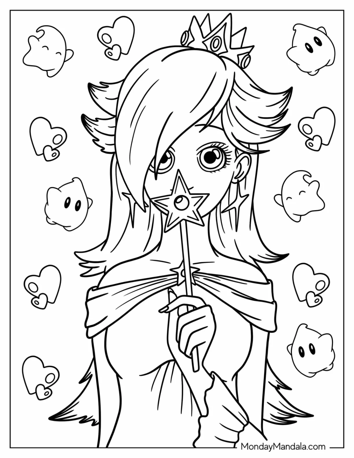 22 Rosalina Coloring Pages Free PDF Printables 