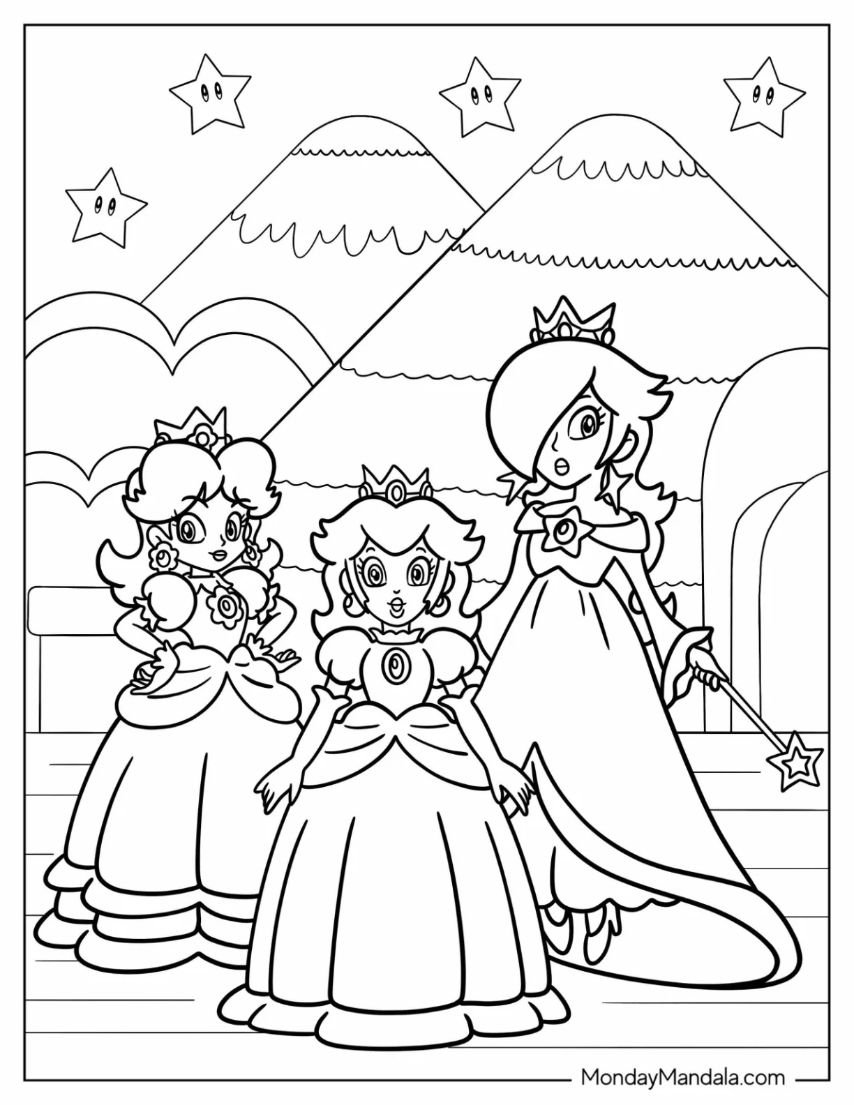 22 Rosalina Coloring Pages Free PDF Printables 