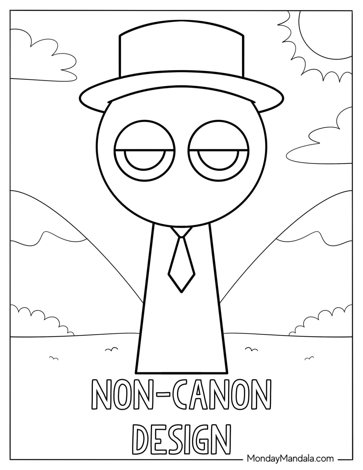 22 Sprunki Coloring Pages Free PDF Printables 