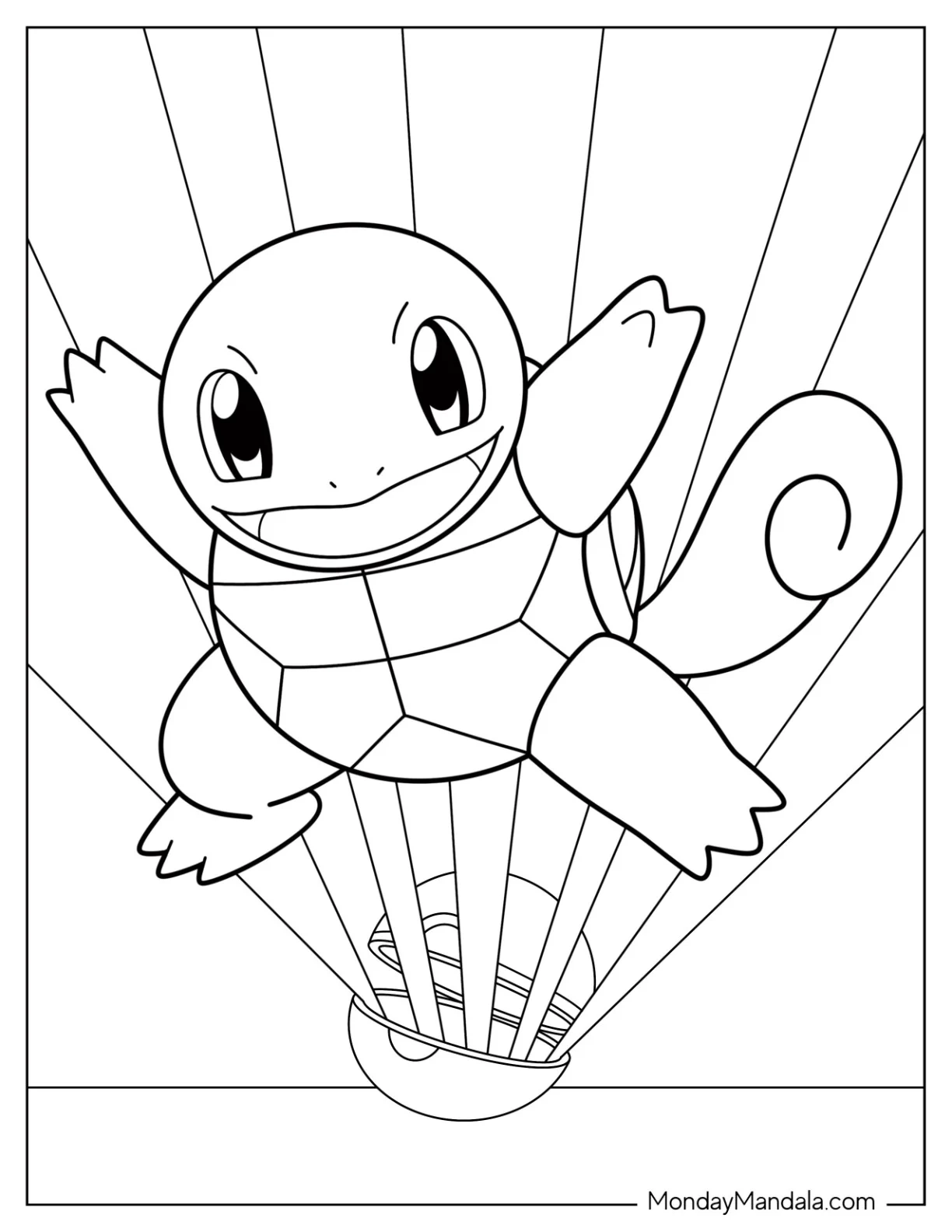 22 Squirtle Coloring Pages Free PDF Printables 