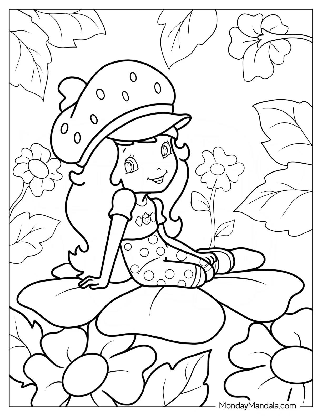 22 Strawberry Shortcake Coloring Pages Free PDF Printables 