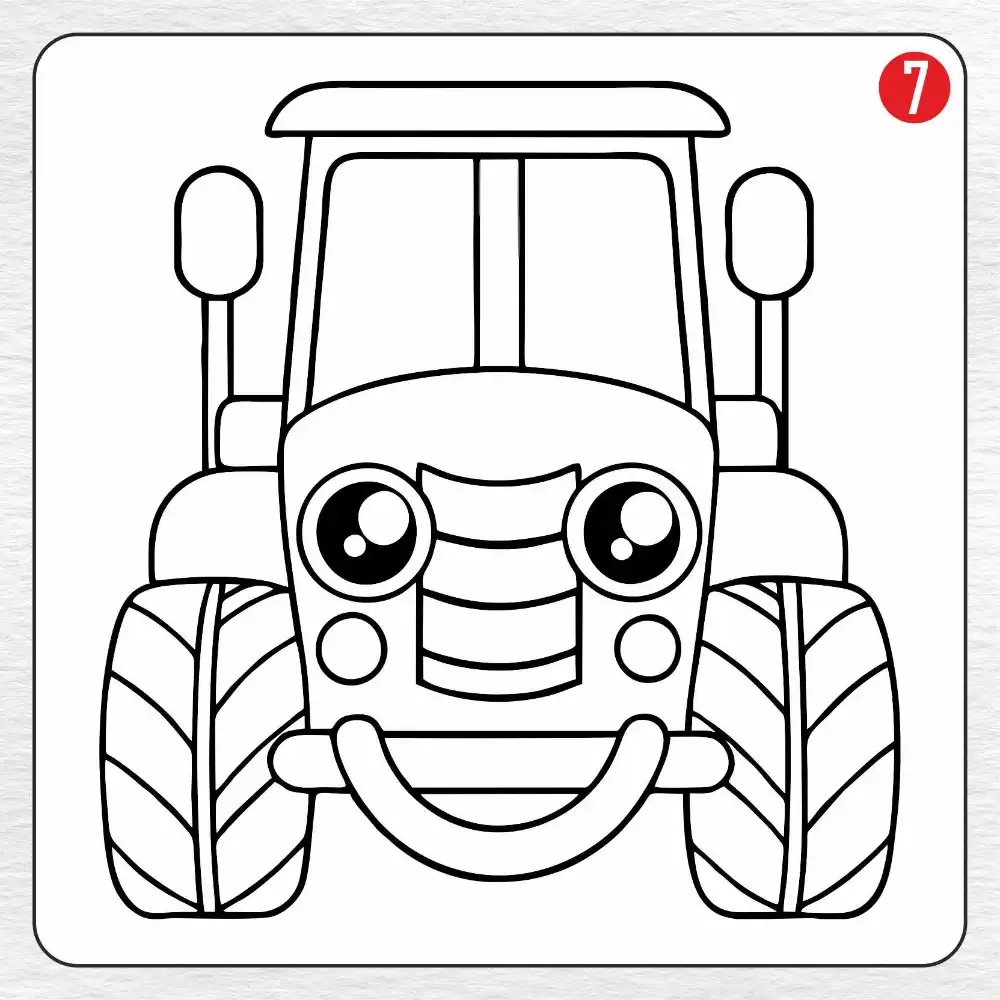 22 Tractor Coloring Pages Free PDF To Print Woo Coloring