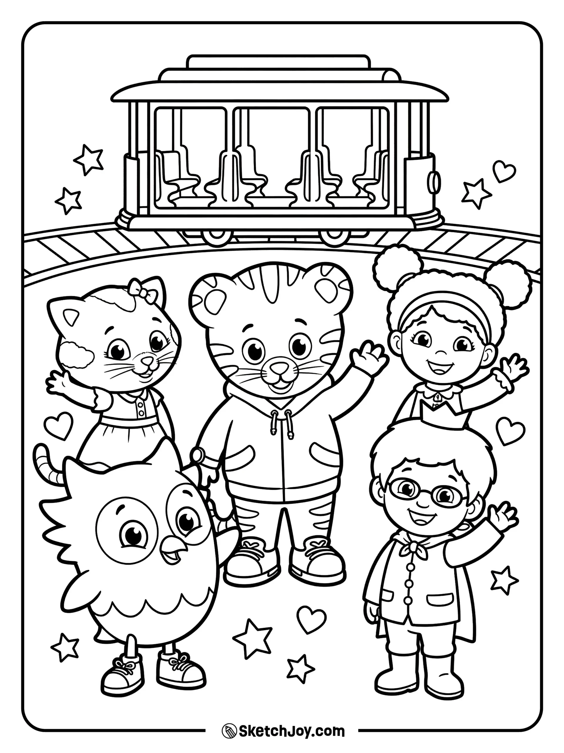24 Daniel Tiger Coloring Pages Free Printable PDFs 