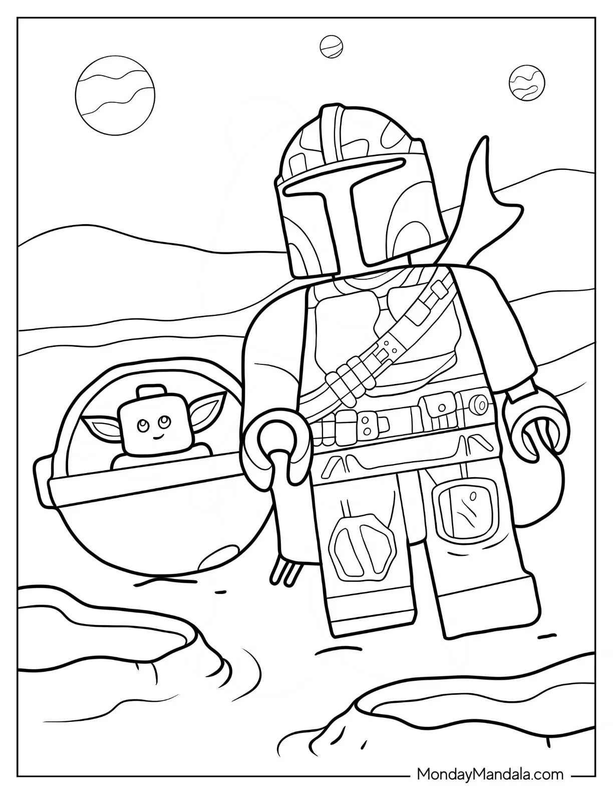 24 Lego Star Wars Coloring Pages Free PDF Printables 