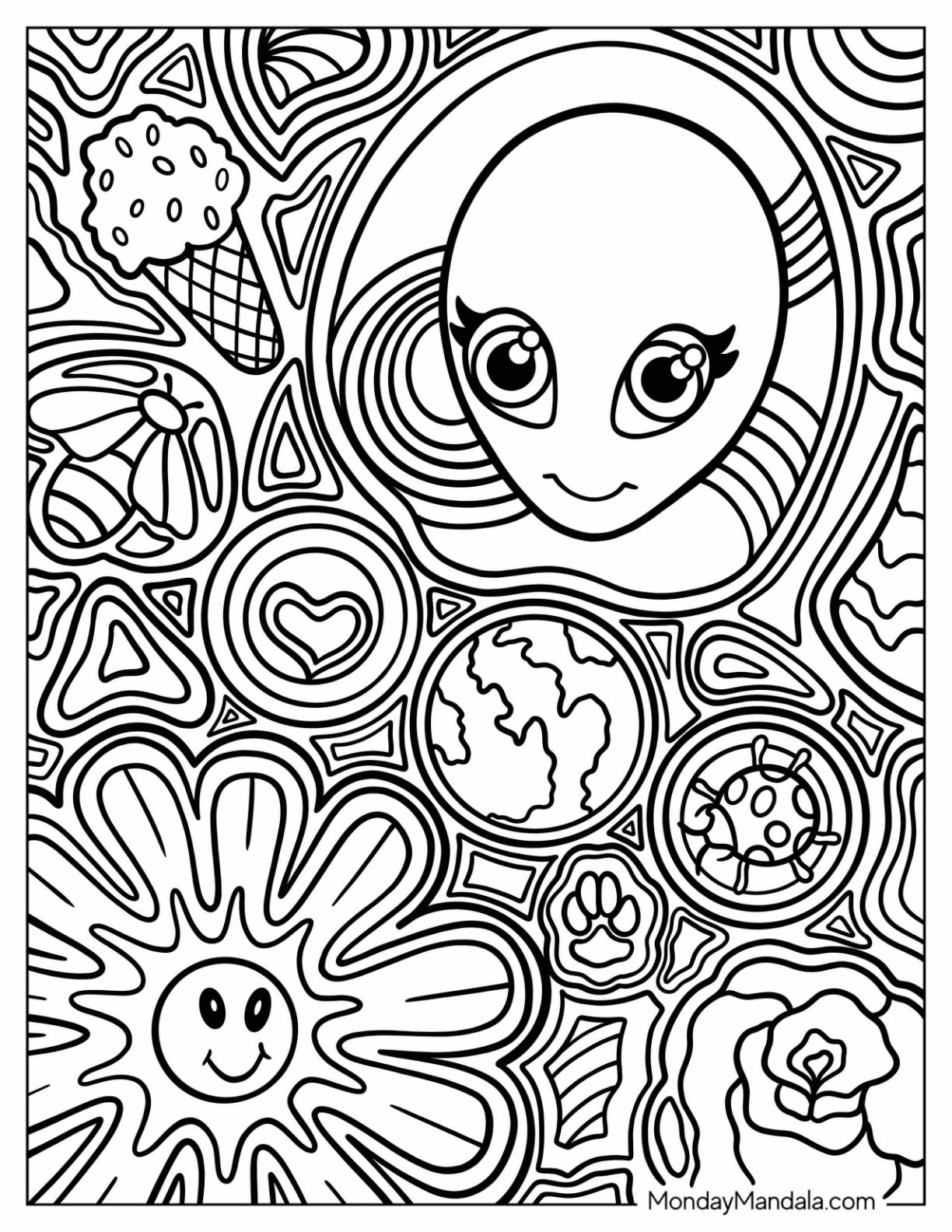 lisa frank coloring pages