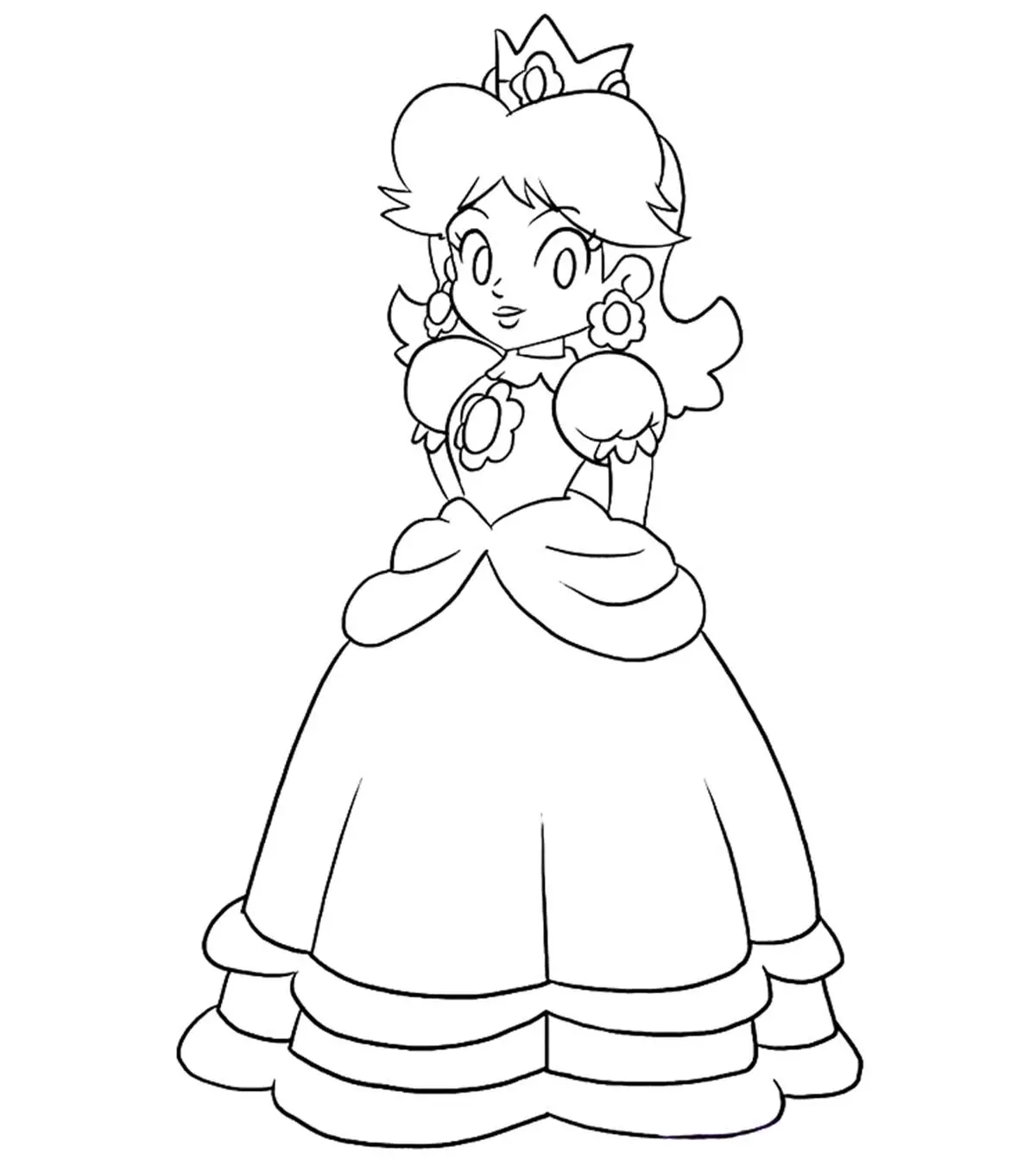 peach princess coloring pages peach princess coloring pages