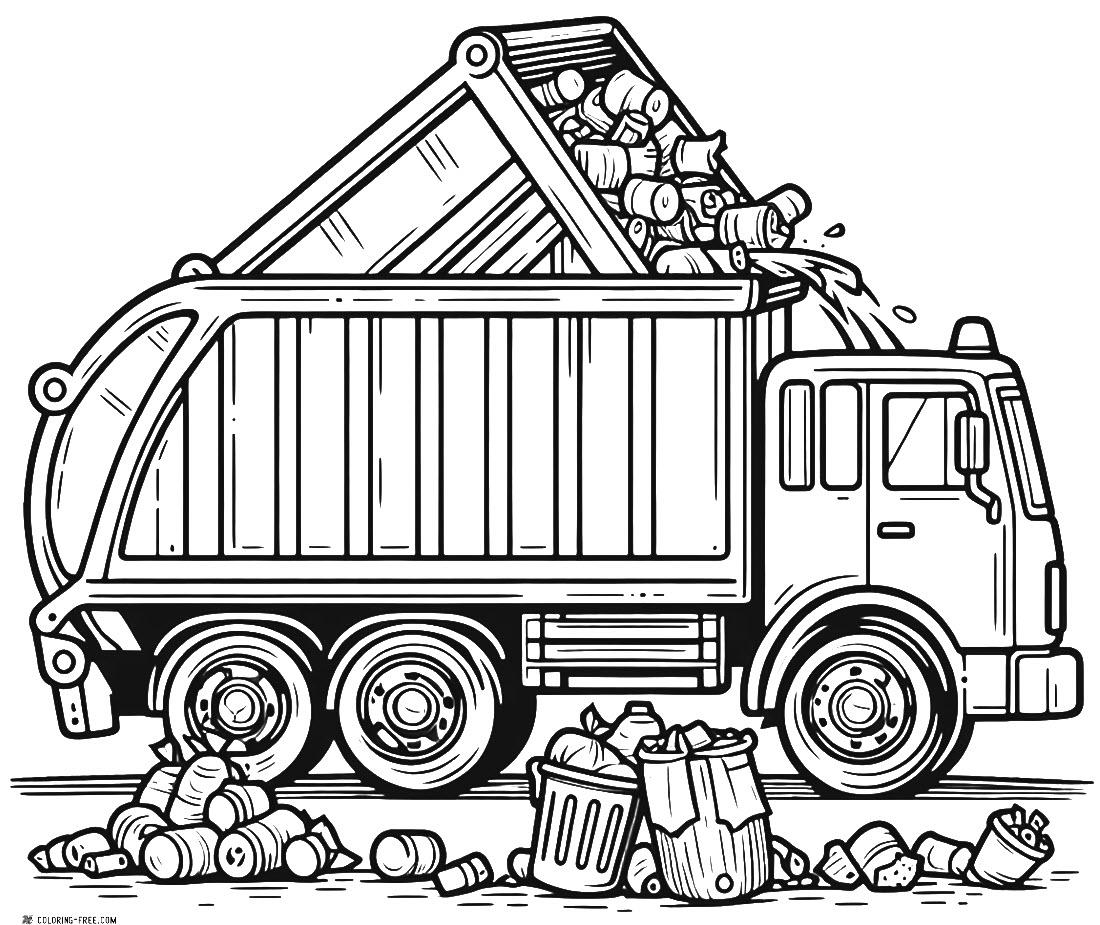 2563 Page The Garbage Truck Pulls Up To The Dump Site The 