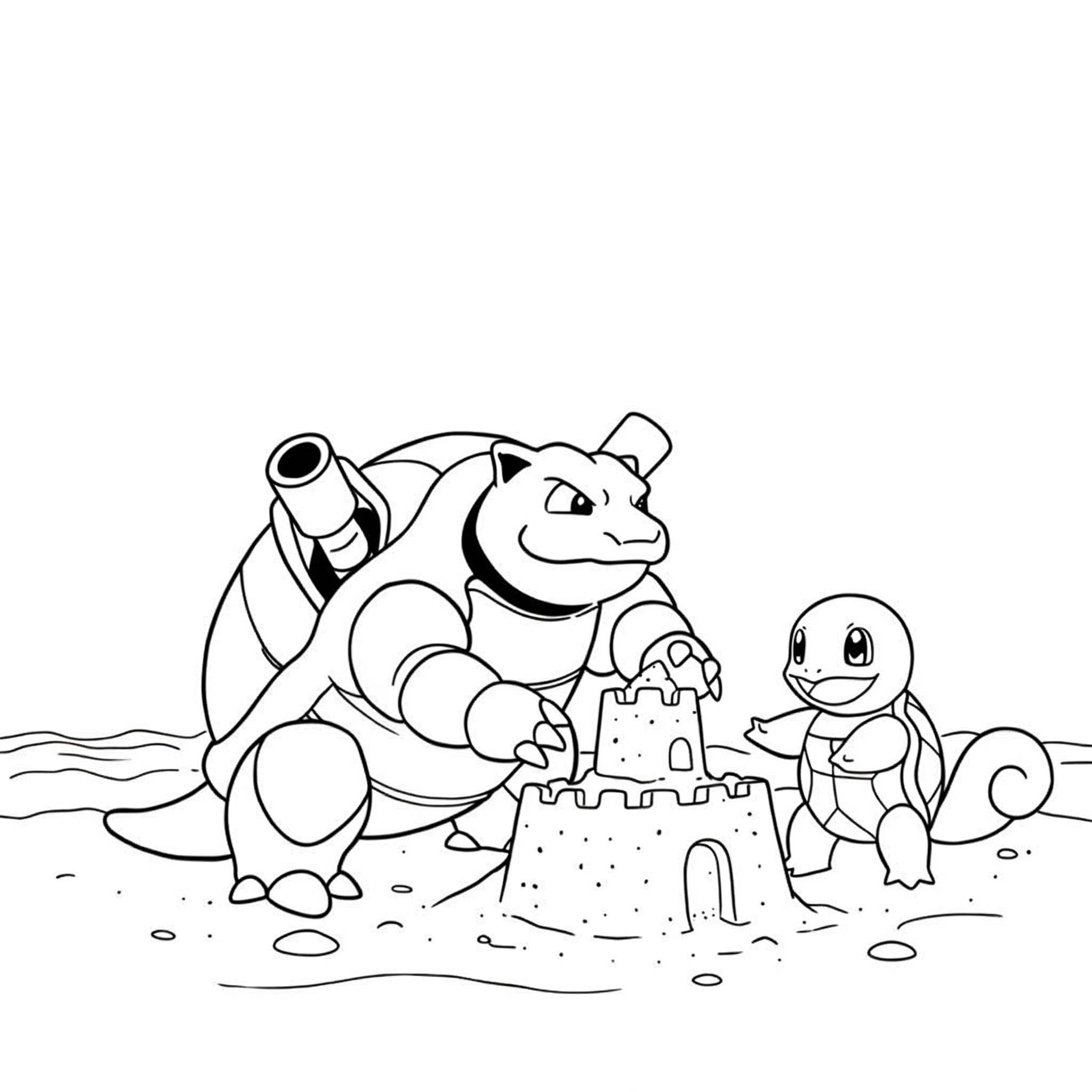 26 Blastoise Coloring Pages Free PDF Printable Fun