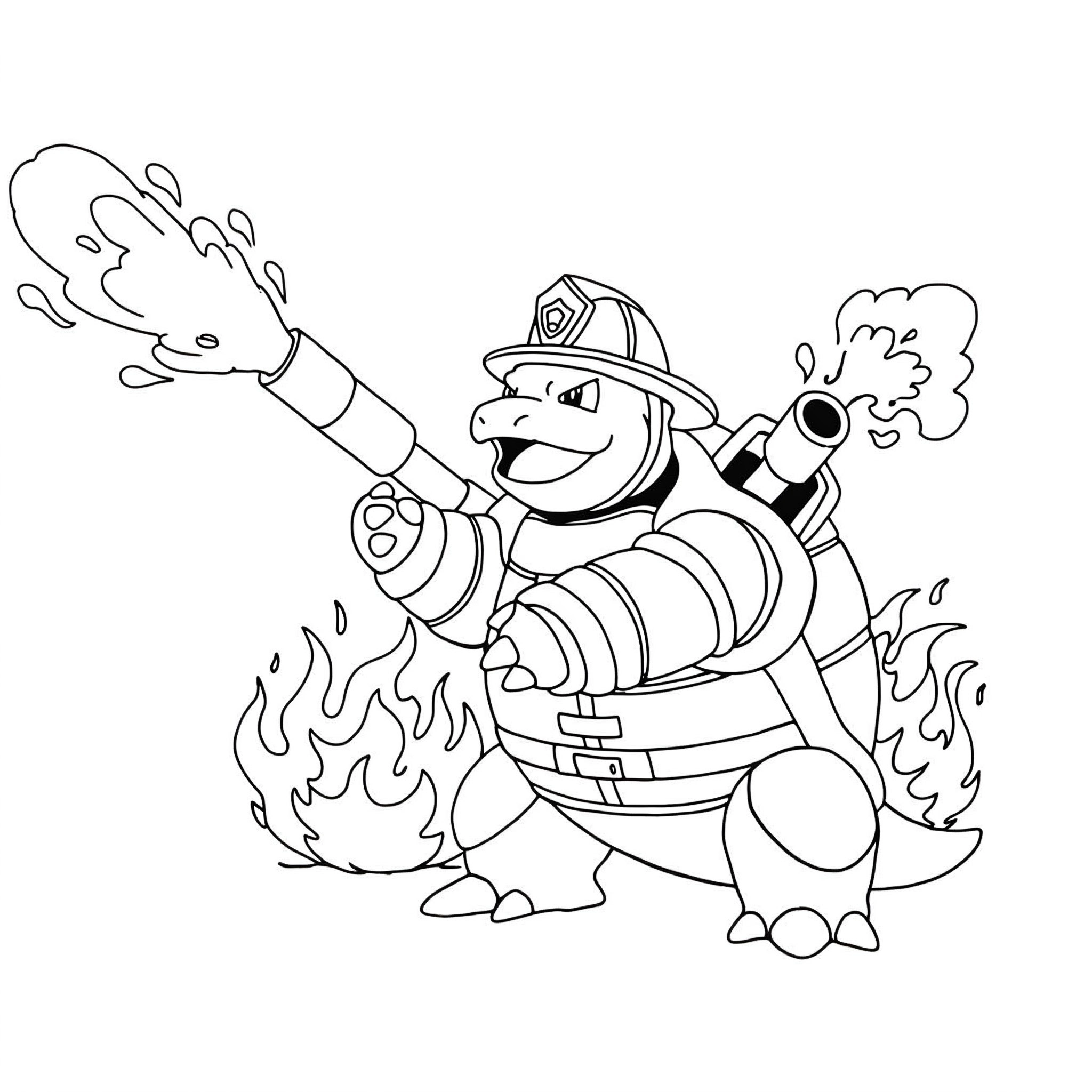 26 Blastoise Coloring Pages Free PDF Printable Fun
