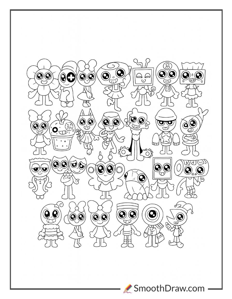 26 Dandy s World Coloring Pages Free Printable PDFs 