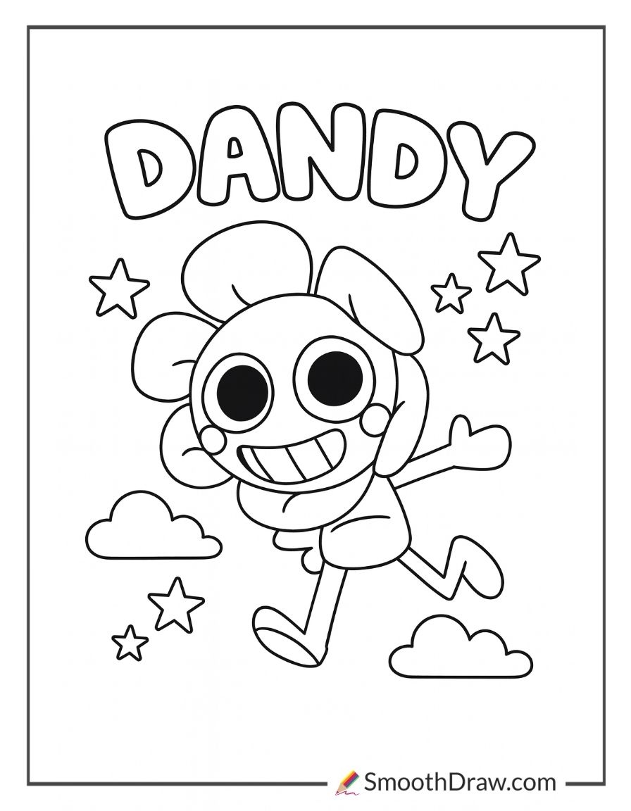 26 Dandy s World Coloring Pages Free Printable PDFs 